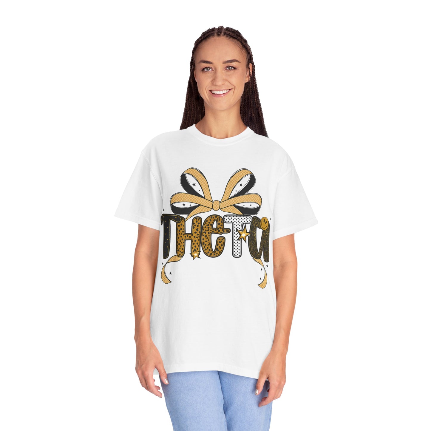 Theta Leopard Print Unisex T-shirt - Sisterhood Gift for Greek Life