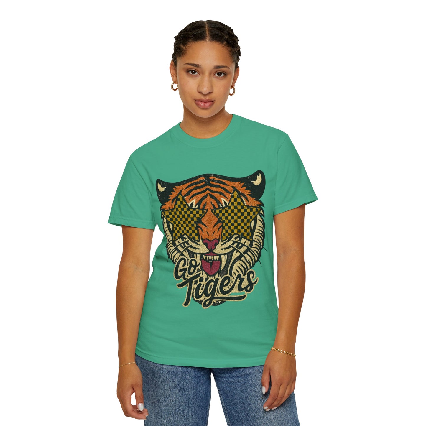 Bold Tiger Graphic Unisex T-Shirt - Go Tigers Design for Missouri Lovers