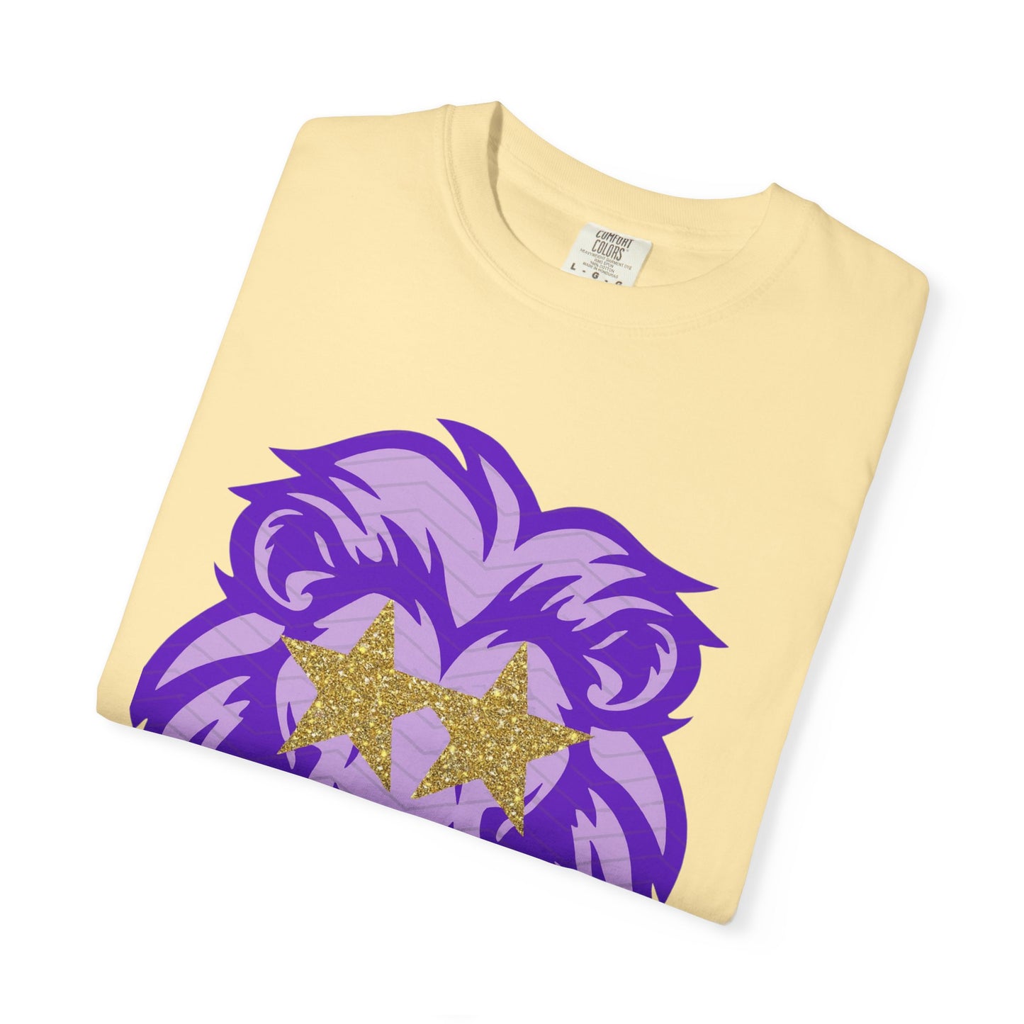 Purple Lion Graphic T-Shirt