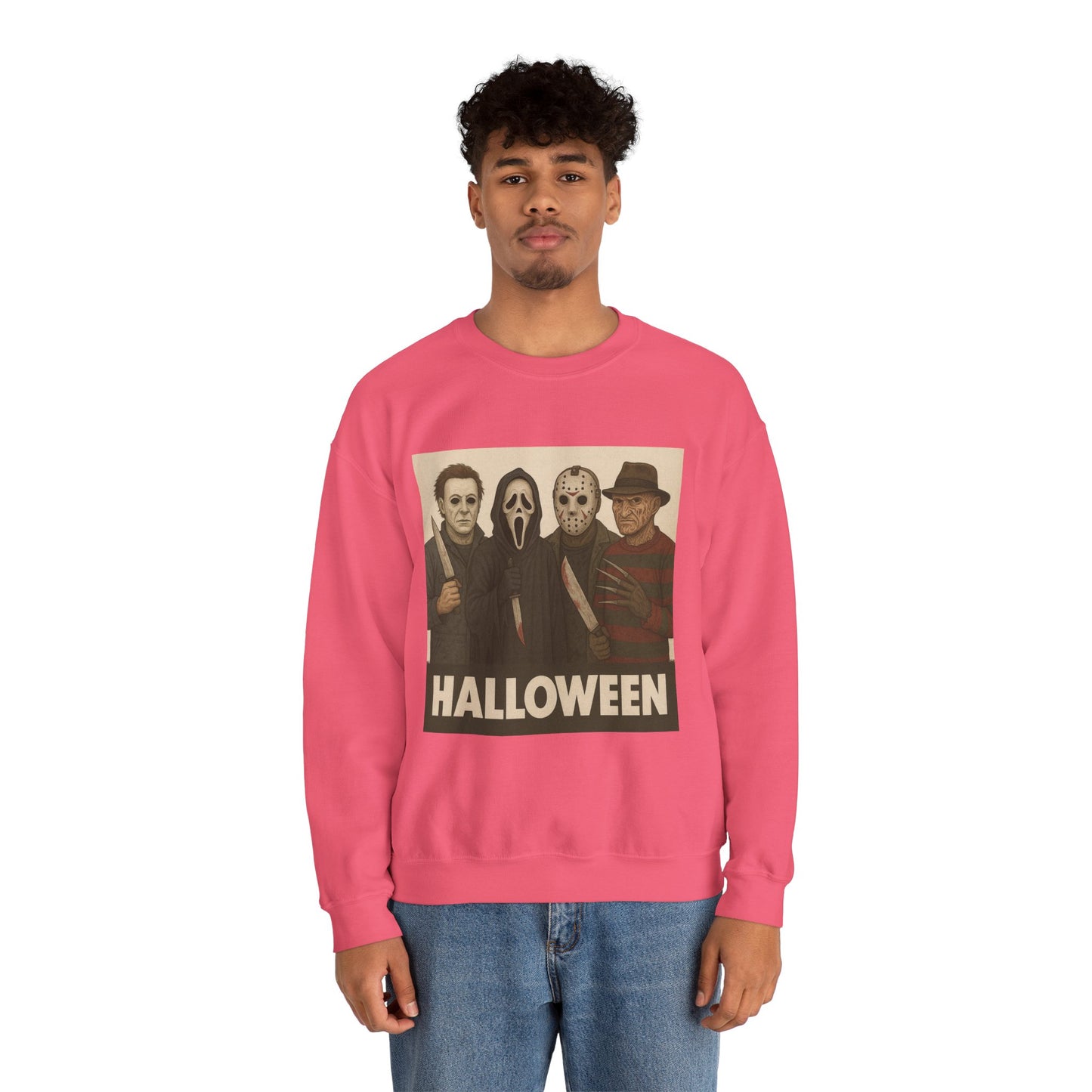 Spooky Movie Crewneck Sweatshirt - Halloween Horror Apparel