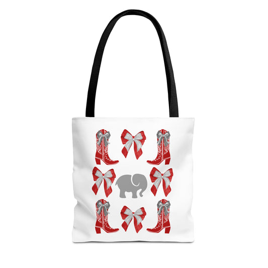 bama game day tote bag, tuscaloosa alabama gift, graduation gift, UA alumni, roll tide, rtr gift, bama fan gift, crimson tide gift, college student gift