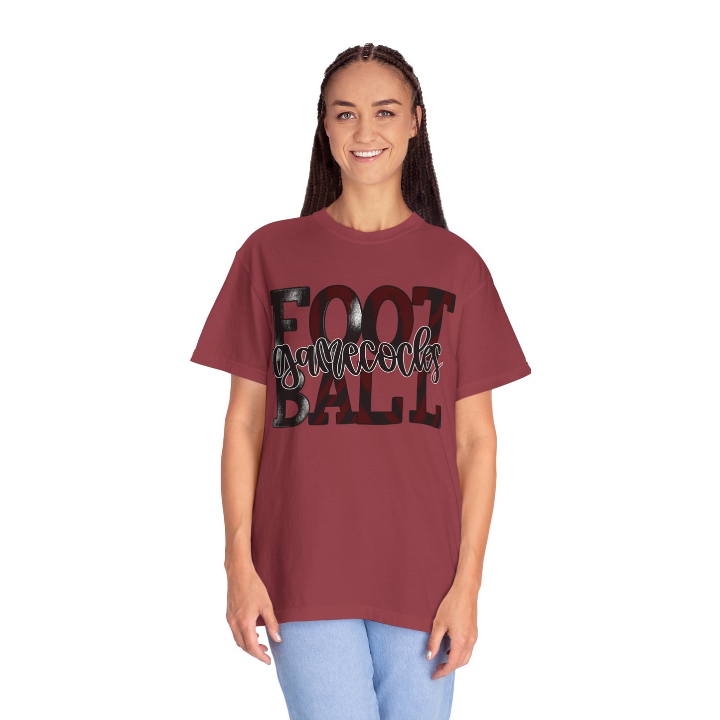 Game Day Football Tee - Unisex Garment-Dyed T-shirt for Fans