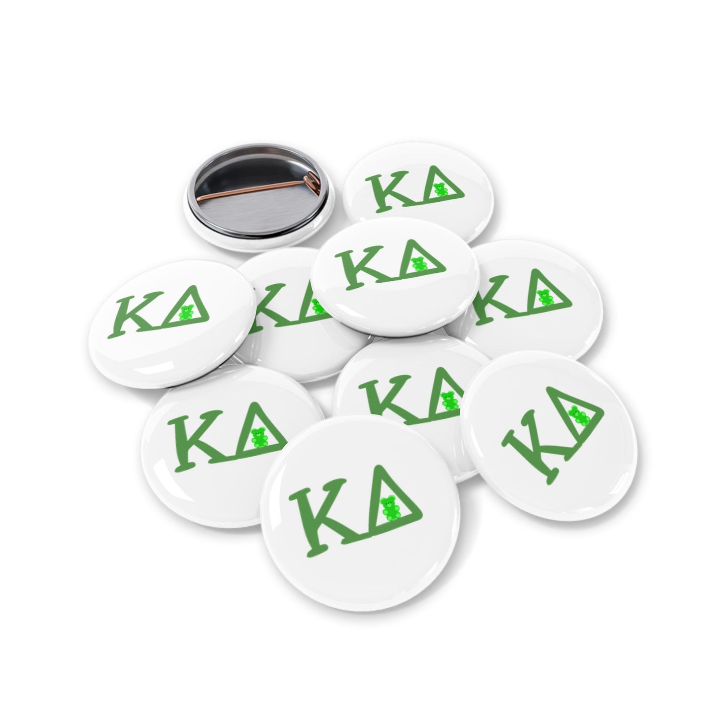 KD Customizable Round Pins for Jackets and Bags, Unique Accessories for Gift Giving, Fraternity and Sorority Event Favors, Badge Buttons, [...]
