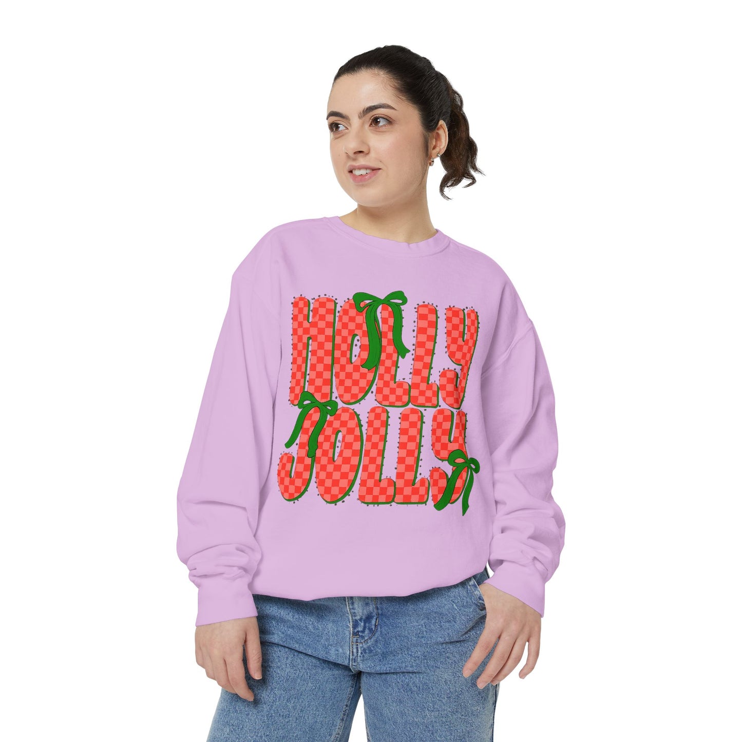 Holly Jolly Sweatshirt — Festive Christmas Holiday Pullover