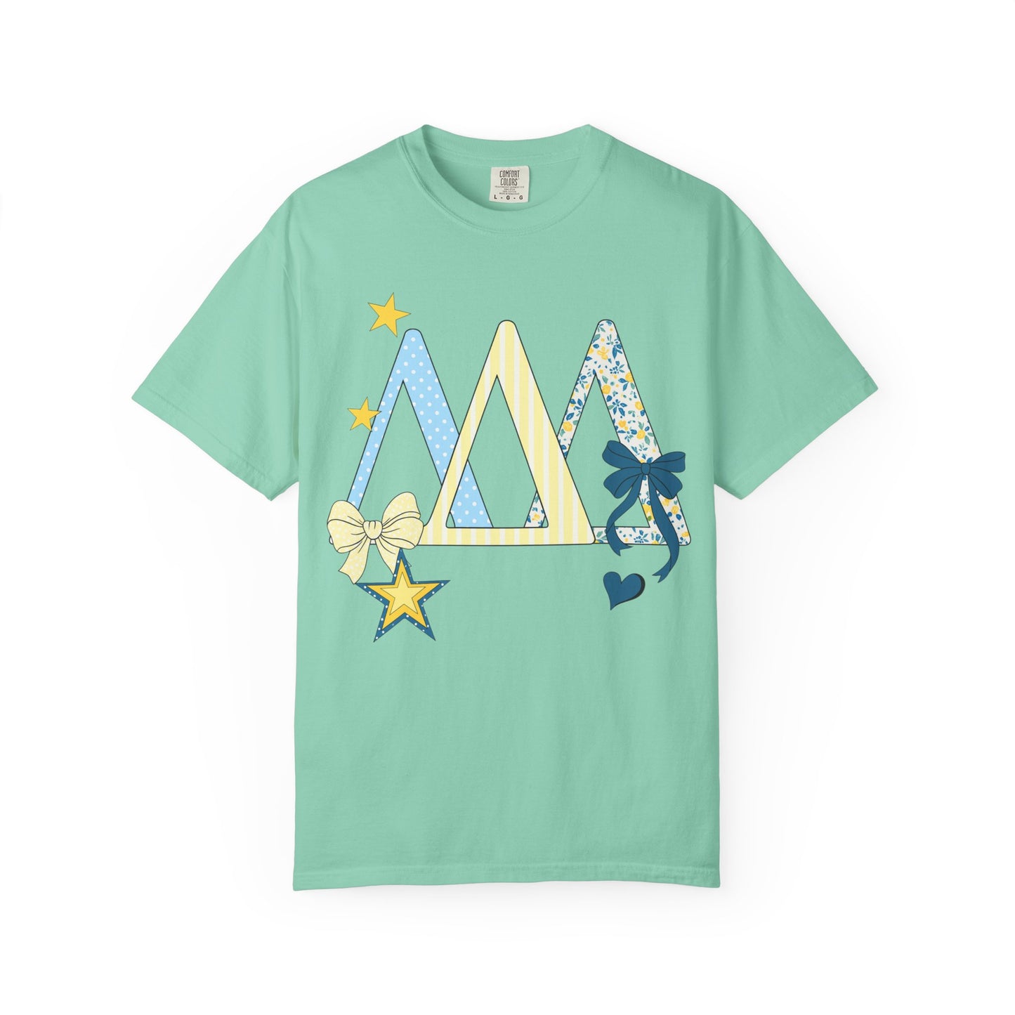 Whimsical yellow and blue Graphic T-Shirt