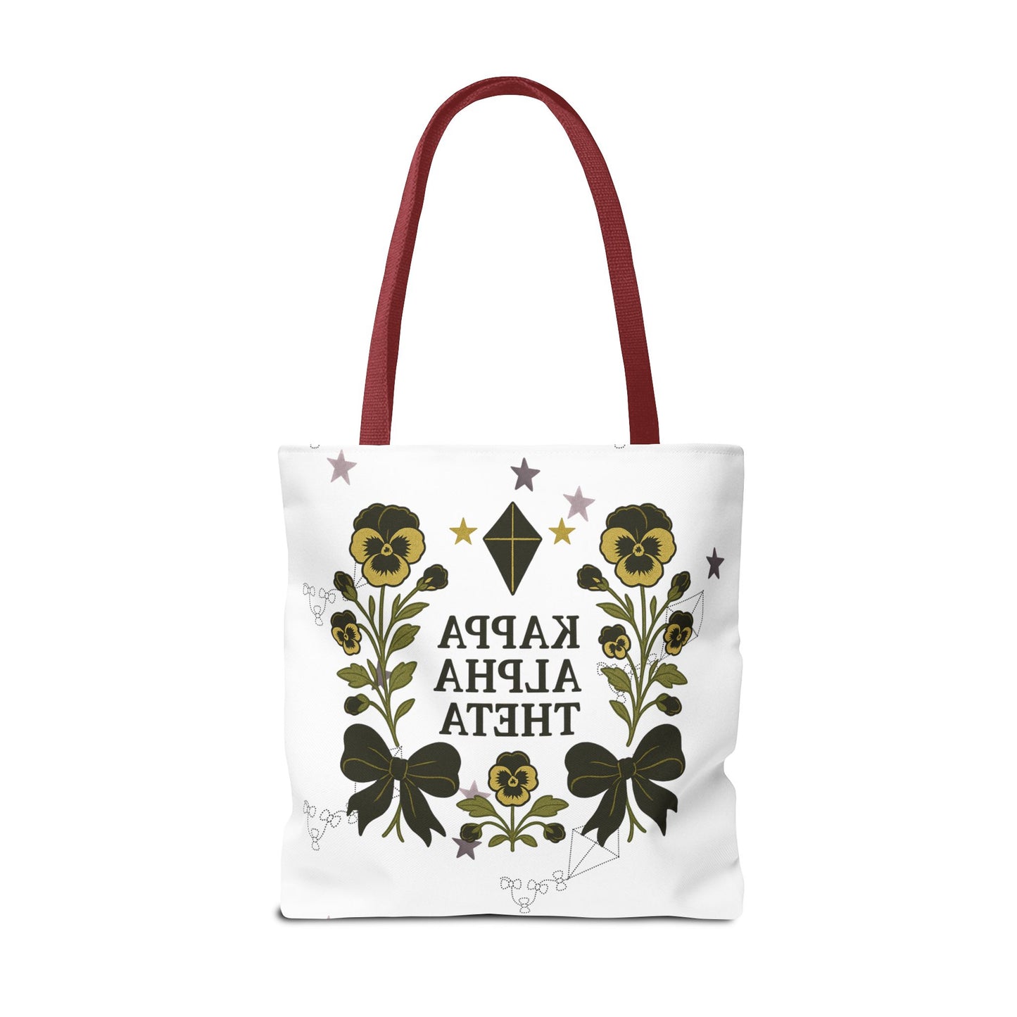 Floral Sorority Tote Bag | Kappa Alpha Theta, Eco-Friendly Bag, Gift for Sisters, College Accessory, Summer Outing Bag