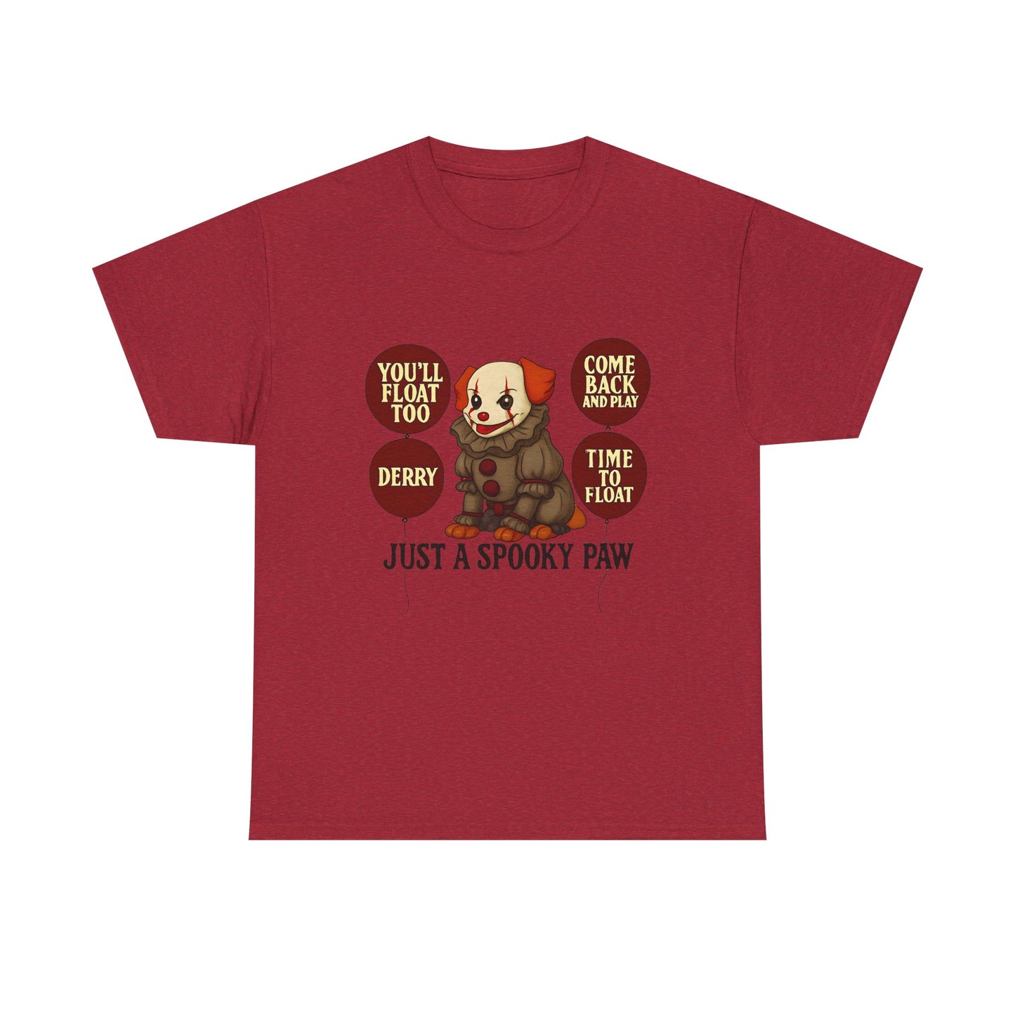 Spooky Dog Tee Clown Pup Pennywise