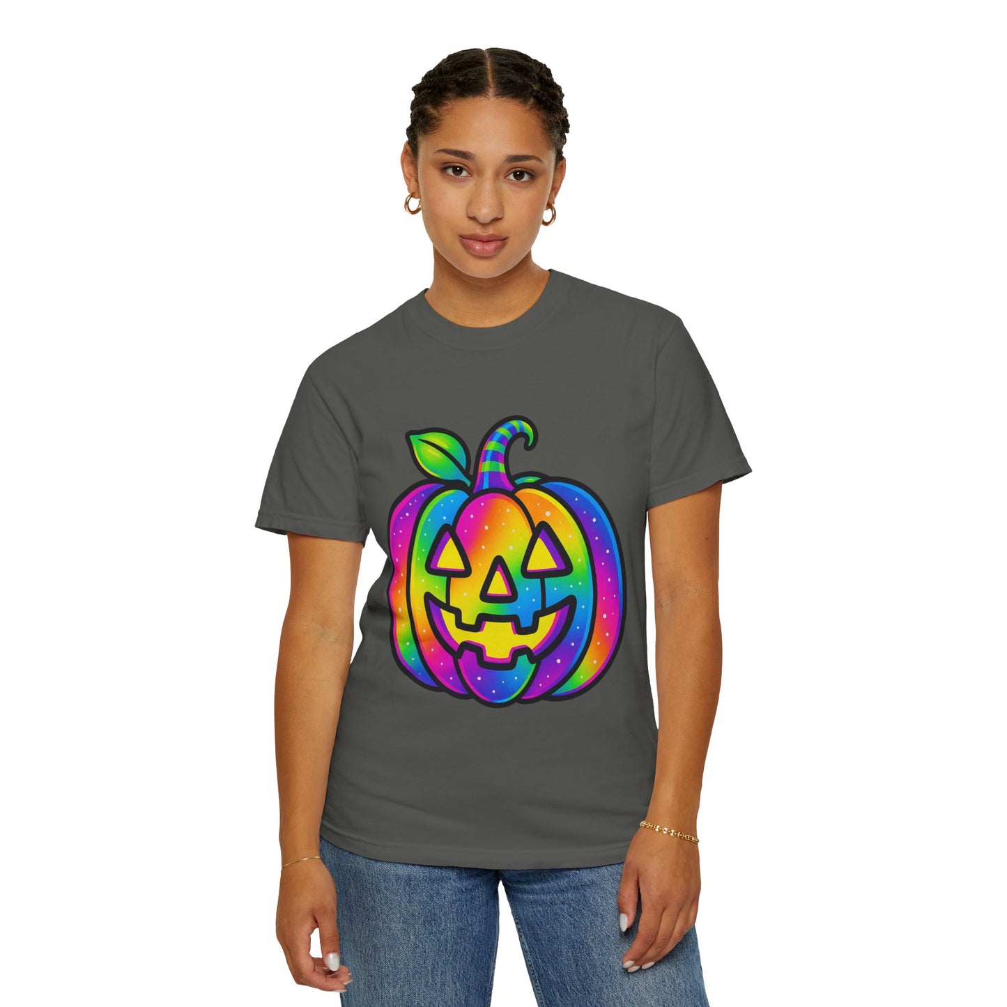 Colorful Pumpkin T-shirt for Halloween