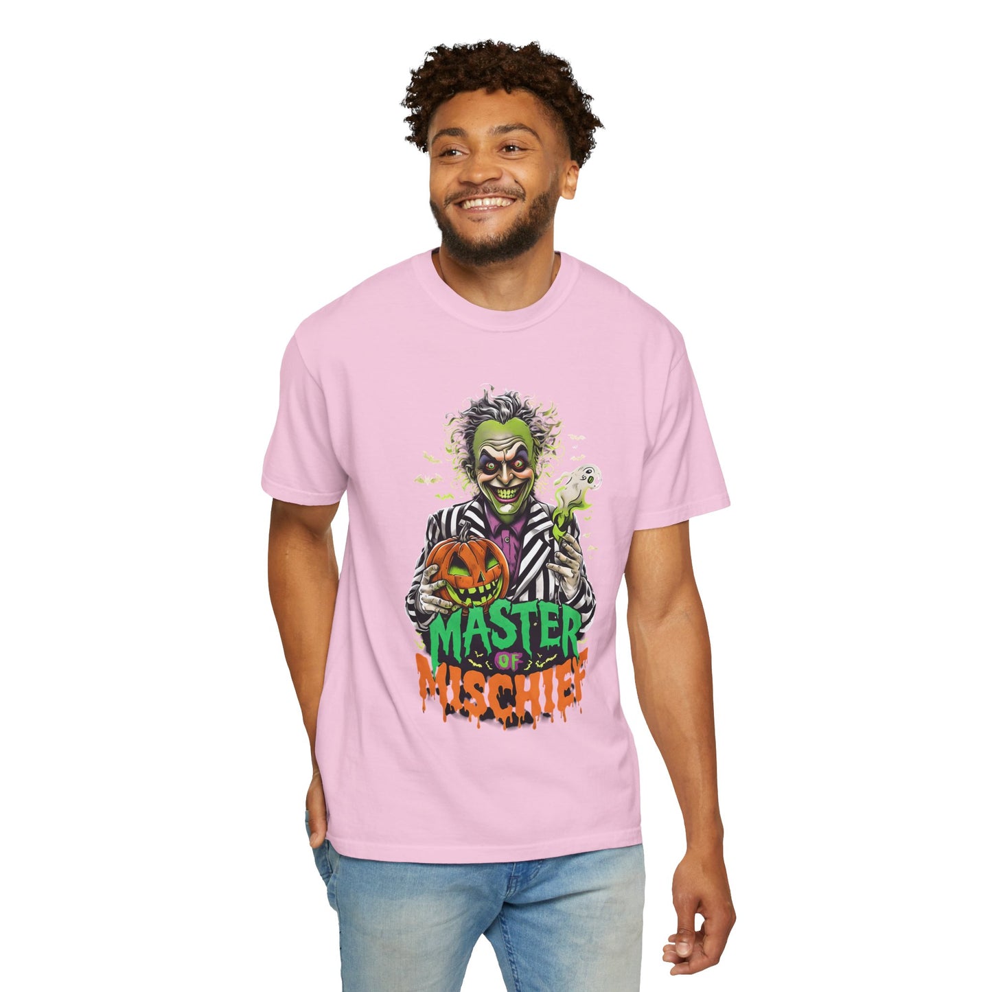 Master of Mischief Unisex T-Shirt, Halloween Party Shirt, Costume Tee, Spooky Gift, Fall Apparel, Graphic Tee