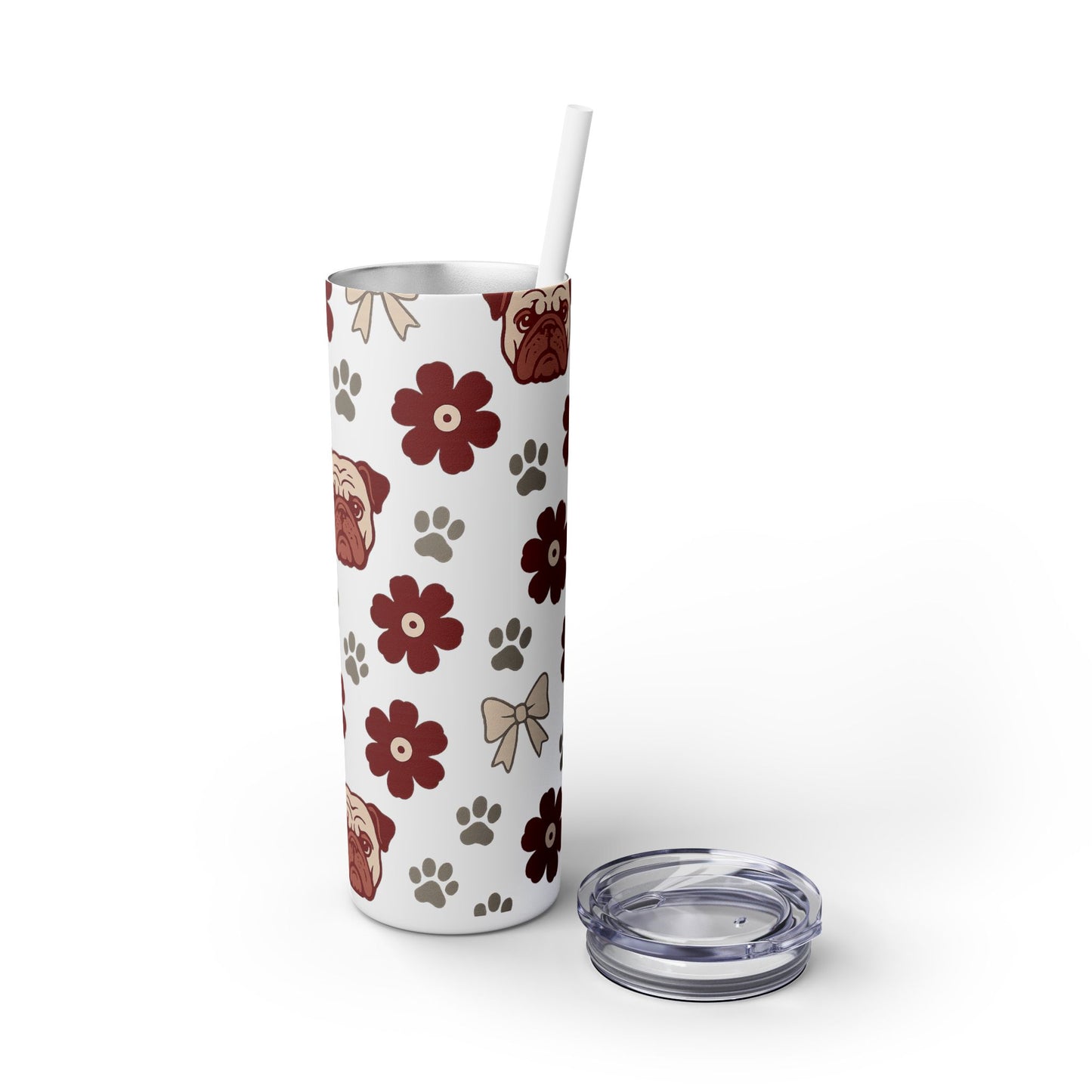 MS Bulldogs Skinny Tumbler, Graduation Gift, Mississippi Game Day, Go Dogs, Starkville, MS.
