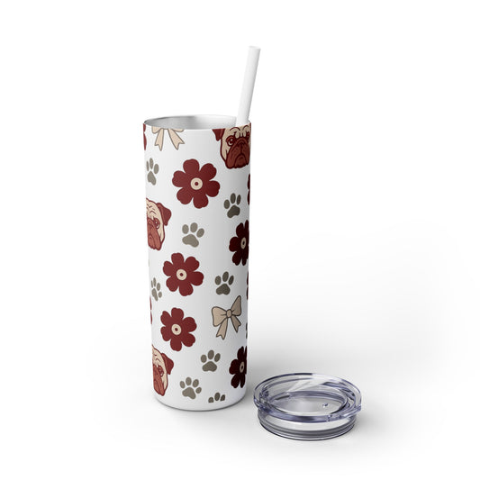 MS Bulldogs Skinny Tumbler, Graduation Gift, Mississippi Game Day, Go Dogs, Starkville, MS.