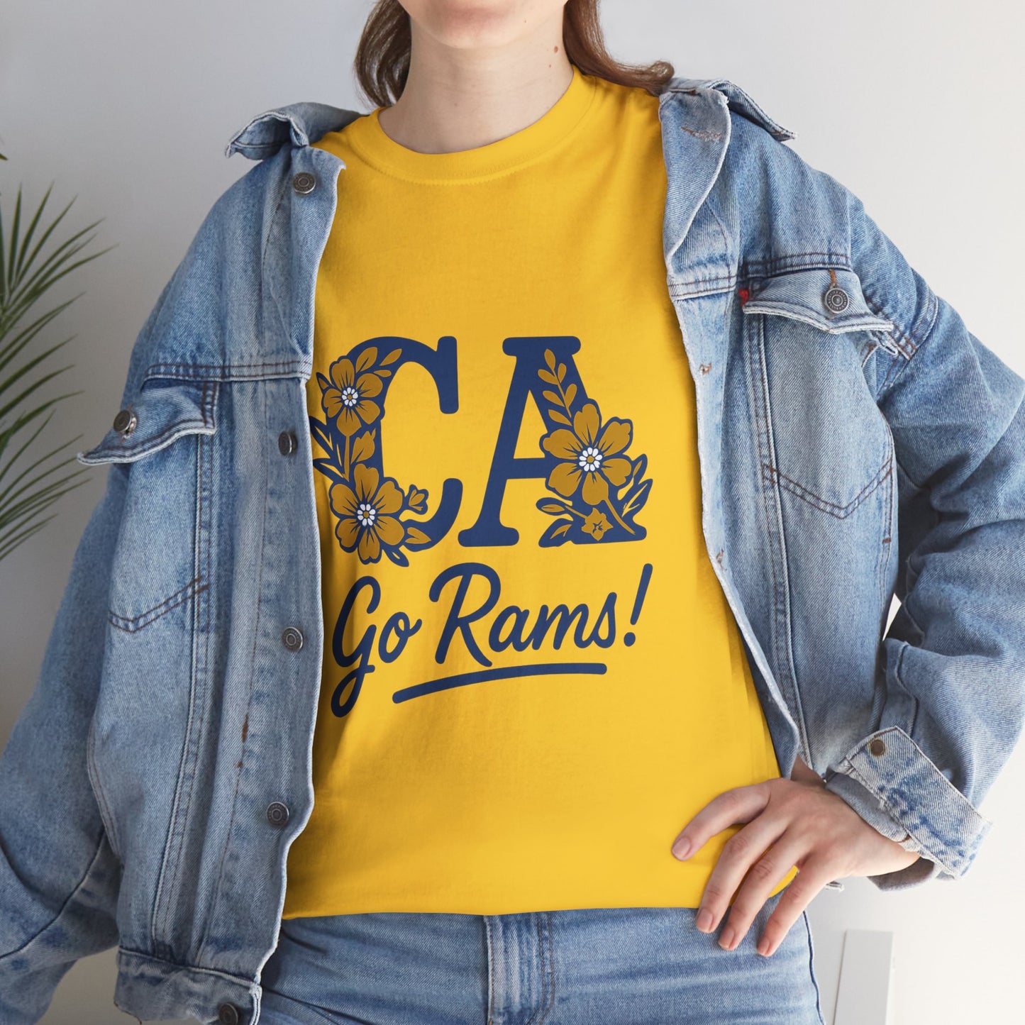 CA Rams Floral Tee