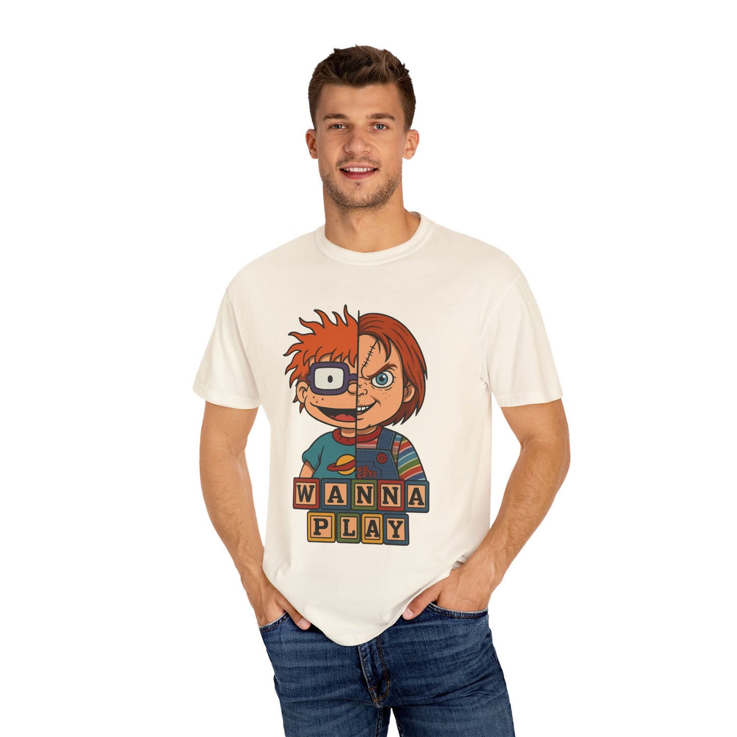 Two Faced Halloween Chucky-Inspired Unisex T-Shirt