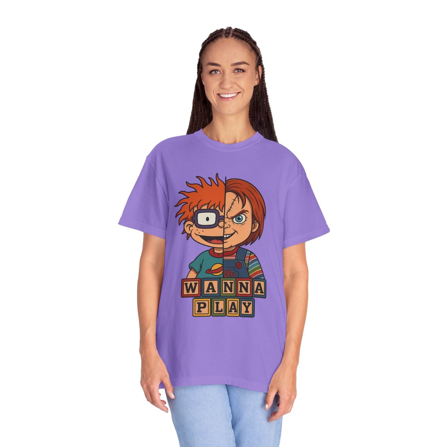 Two Faced Halloween Chucky-Inspired Unisex T-Shirt