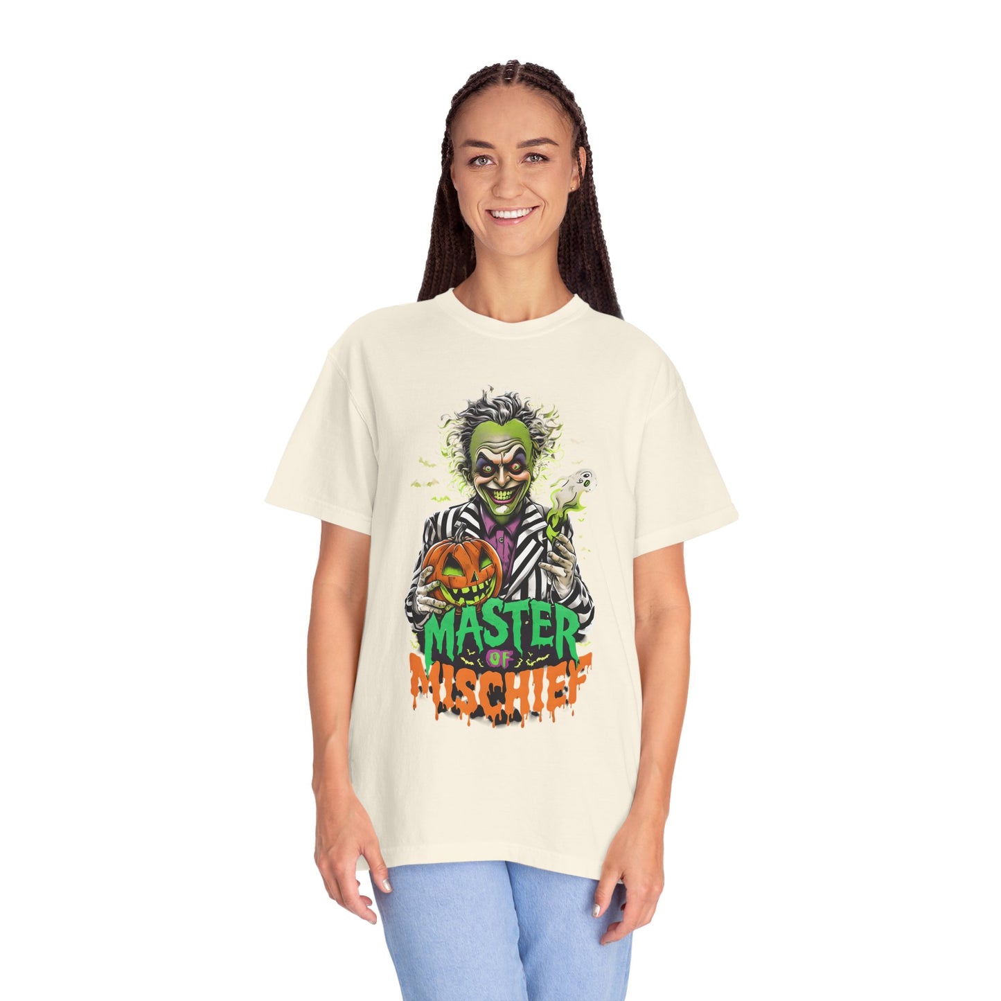 Master of Mischief Unisex T-Shirt, Halloween Party Shirt, Costume Tee, Spooky Gift, Fall Apparel, Graphic Tee