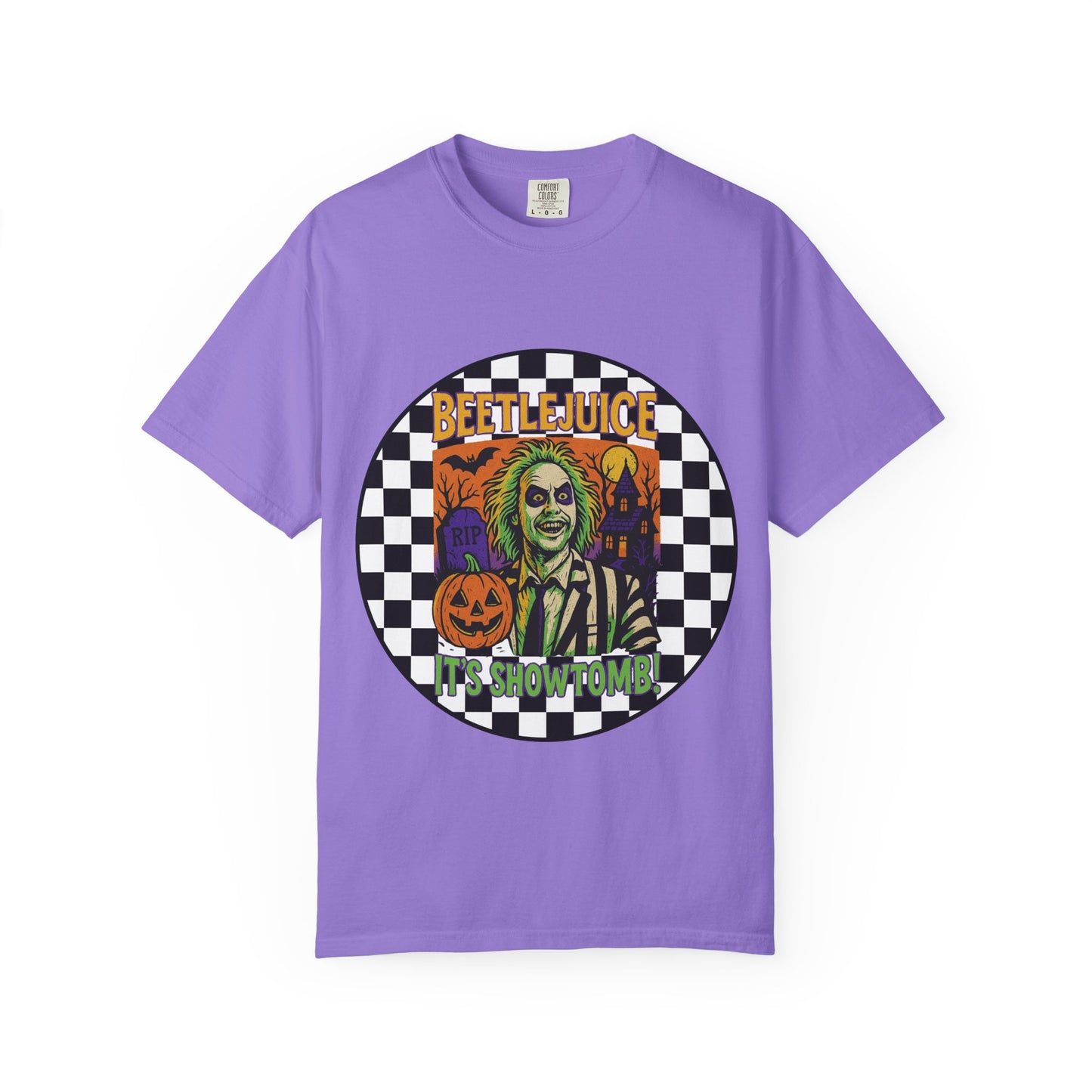 Beetlejuice Unisex T-shirt, Spooky Graphic Tee, Halloween Costume Shirt, Movie Fan Apparel, Eerie Clothing Gift