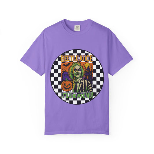 Beetlejuice Unisex T-shirt, Spooky Graphic Tee, Halloween Costume Shirt, Movie Fan Apparel, Eerie Clothing Gift