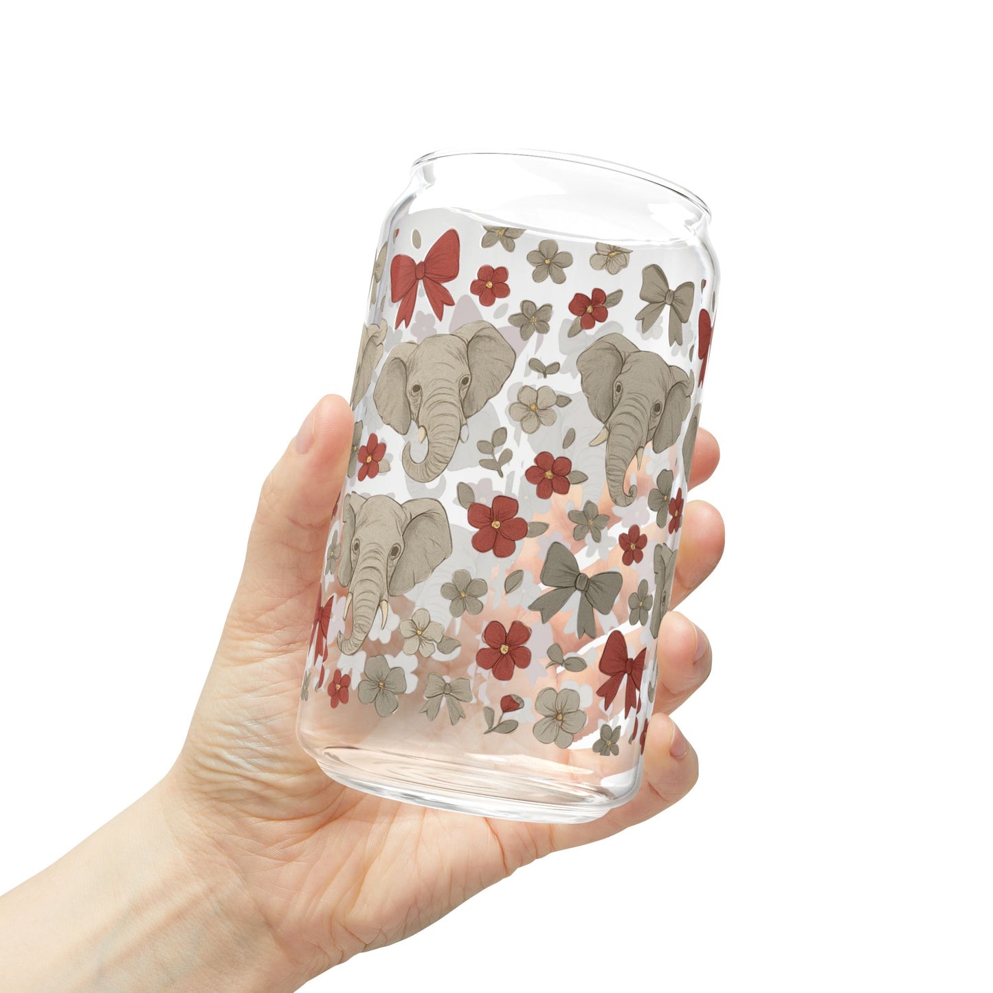 UA Crimson Tide Sipper Glass, 16oz, Alabama Game Day, Rtr, Graduation Gift, College Student Gift, Alabama Alumni, Bama fan gift