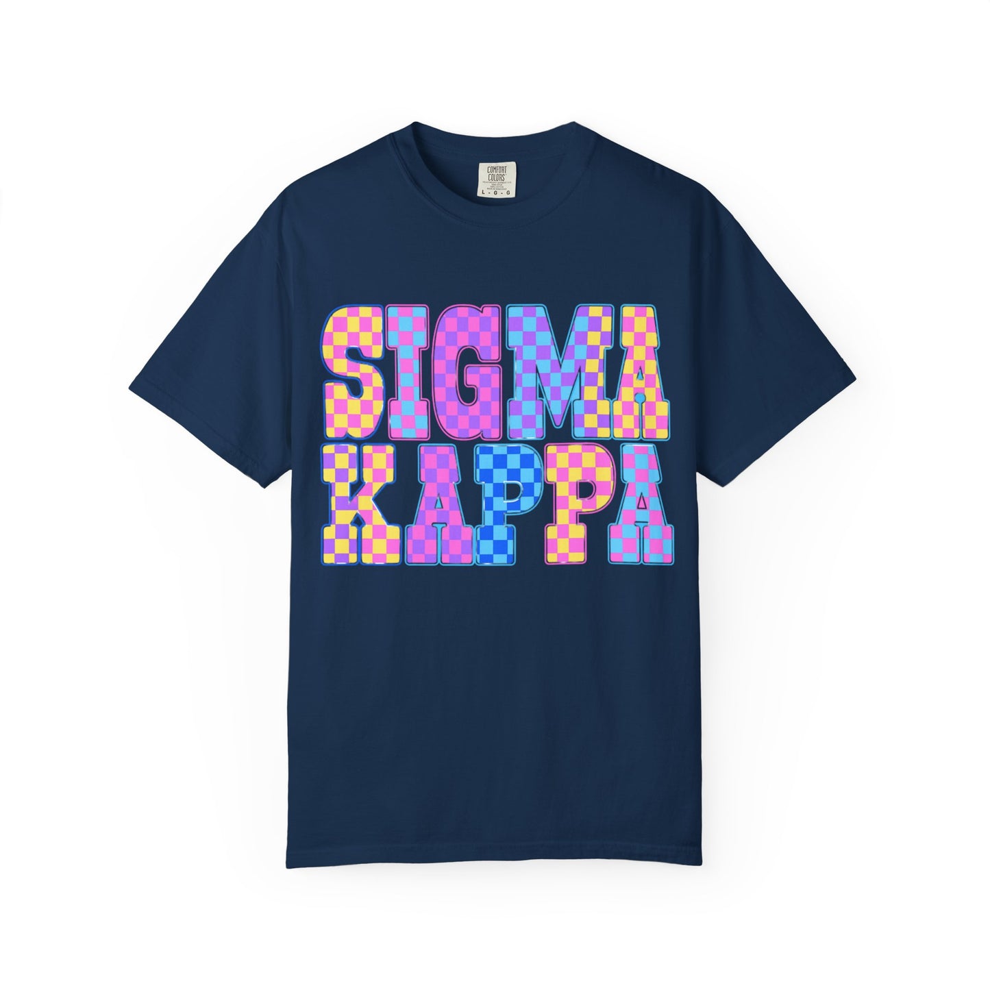 Colorful SigmaKappa T-Shirt - Unisex Garment-Dyed