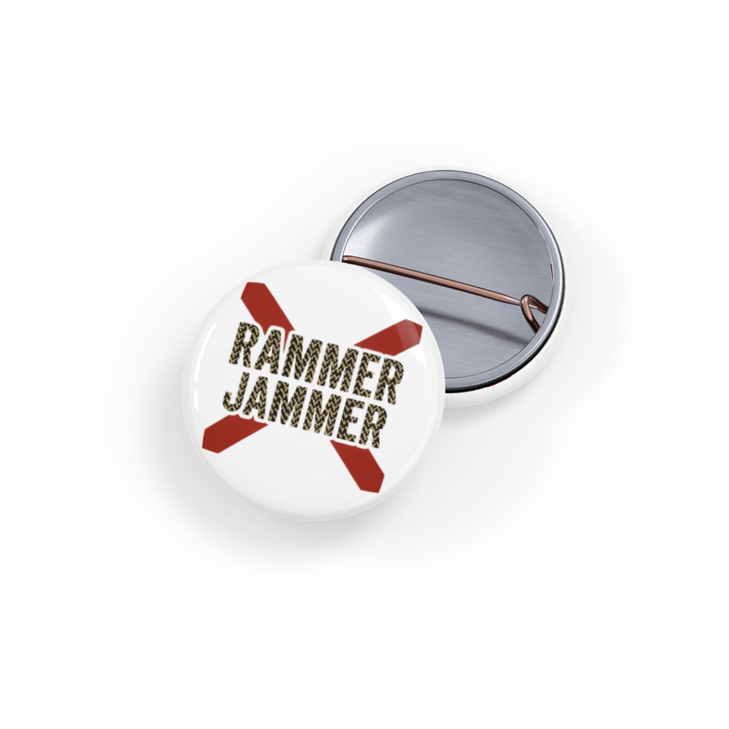 Round Pins - Rammer Jammer Alabama Game Day
