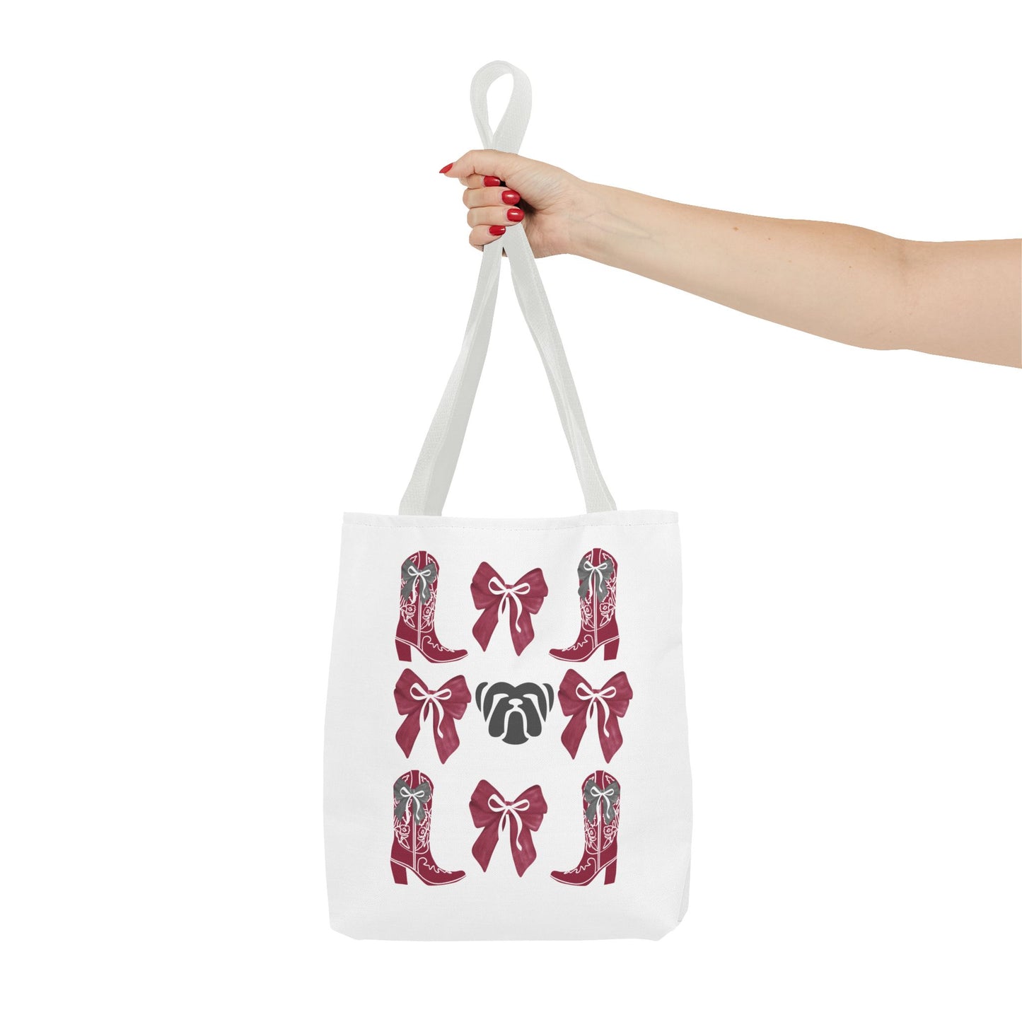 Msu bulldogs tote bag, mississippi state gift, mississippi fan gift, msu alumni, go dogs, starkville mississippi, graduation gift, msu game day tote bag