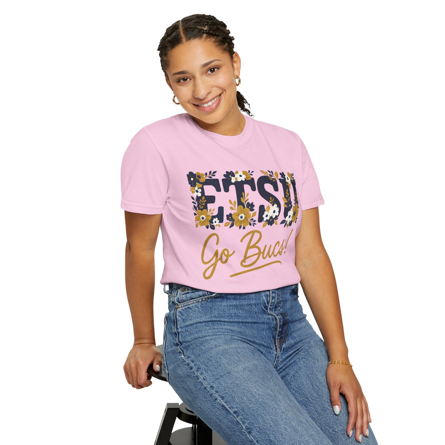 Floral Go Bucs Unisex T-shirt - College Apparel