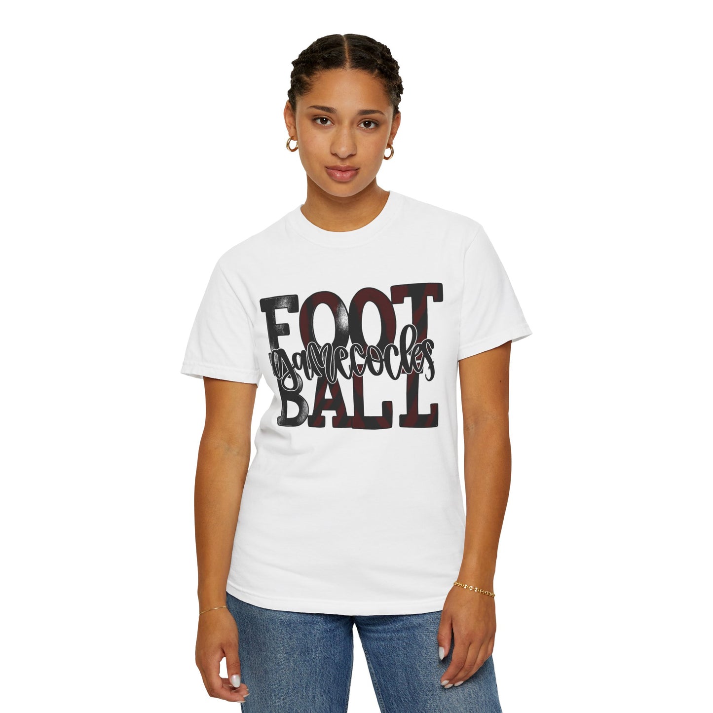 Game Day Football Tee - Unisex Garment-Dyed T-shirt for Fans
