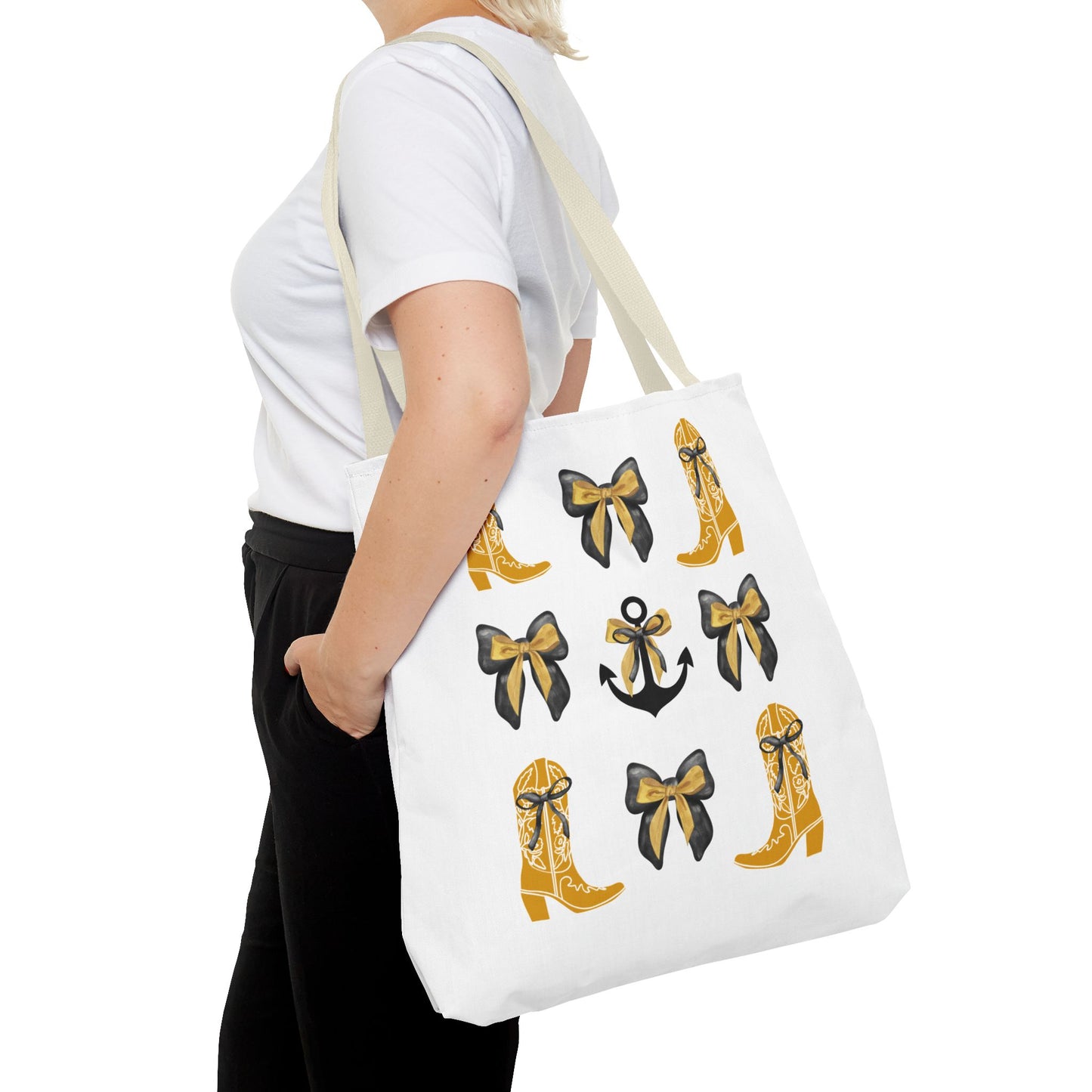 TN Vandy Game Day Tote Bag, Fashion Tote Bag, Perfect for Shopping, Nashville TN, Anchor Down, College Student Gift, Graduation Gift
