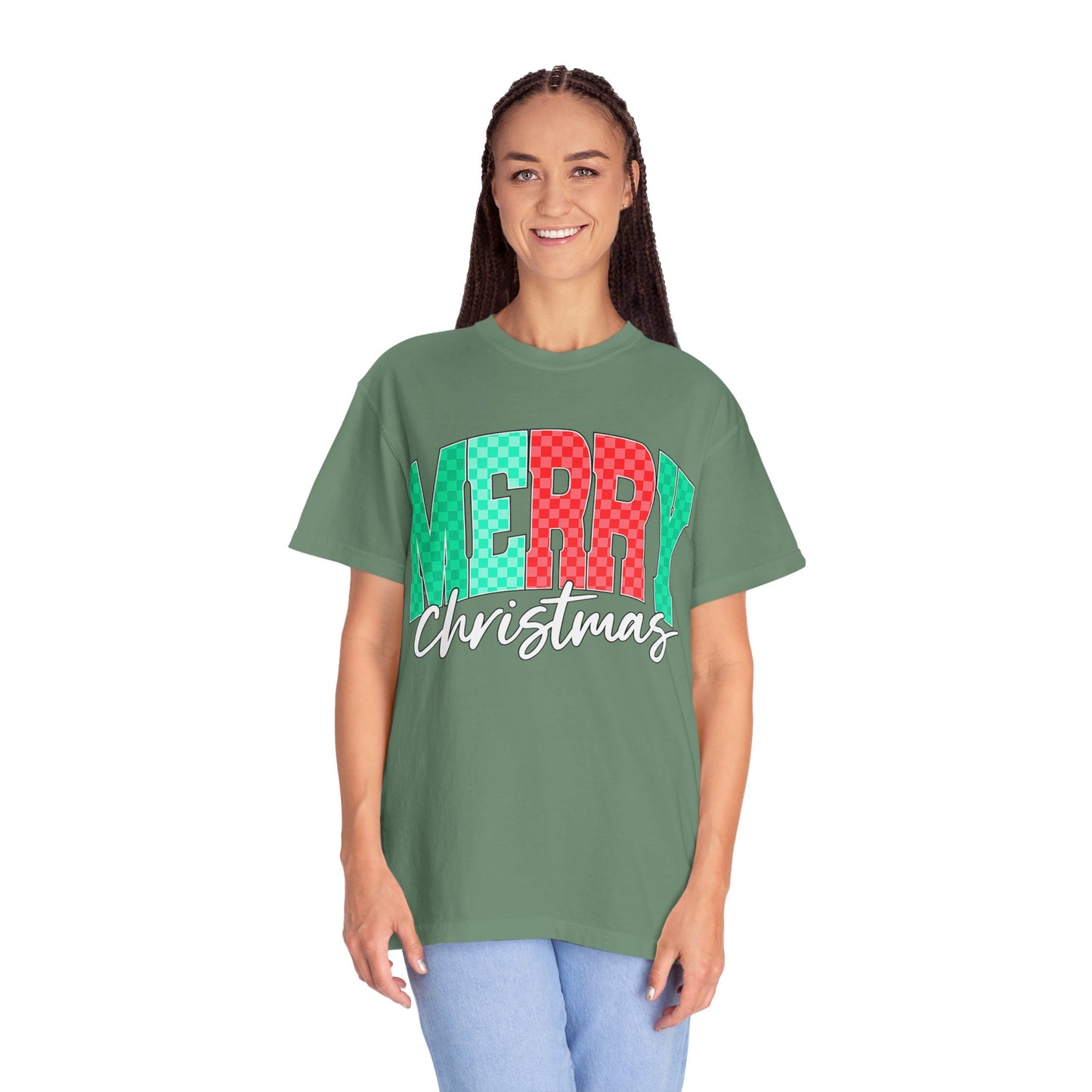 Merry Christmas Unisex Garment-Dyed T-Shirt