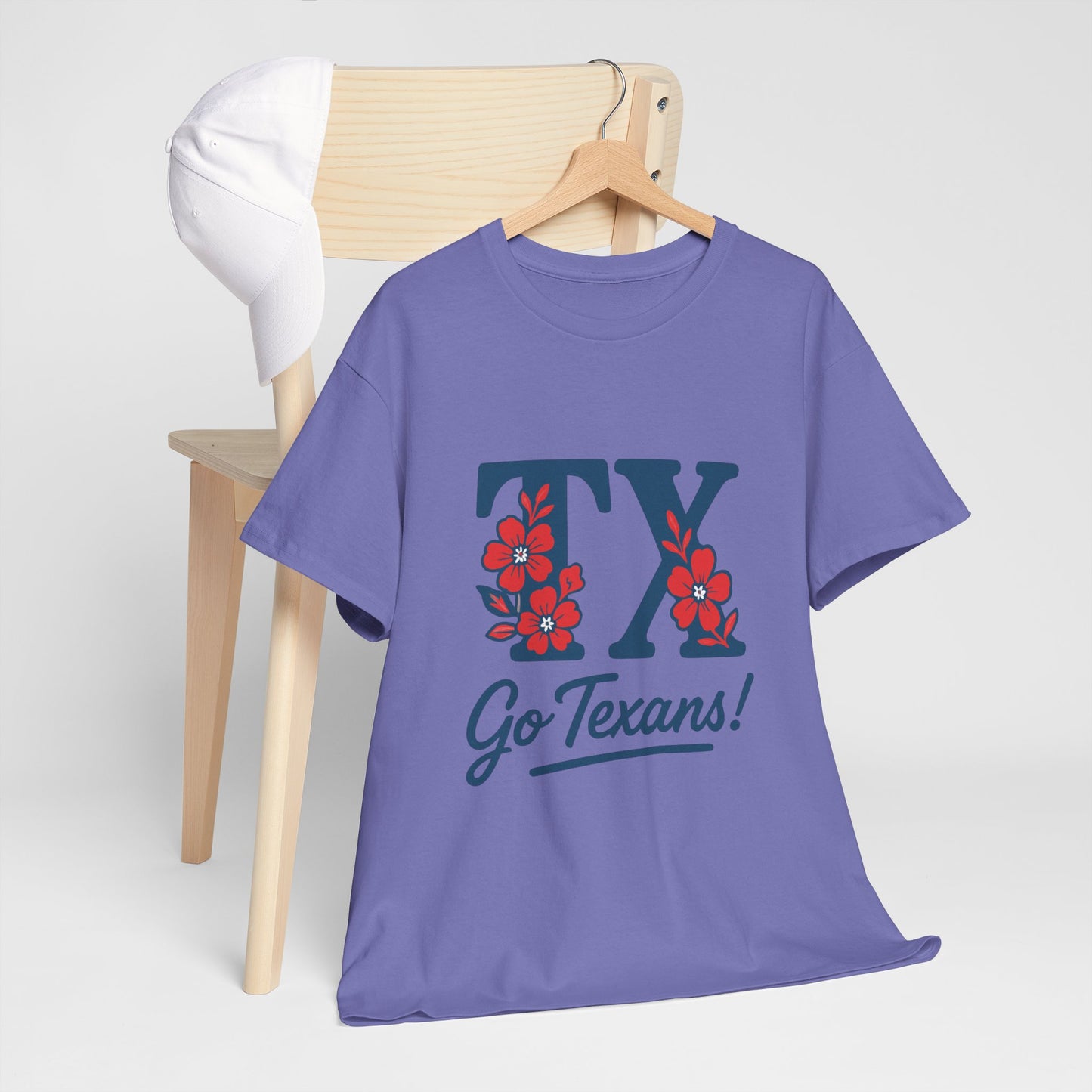 Texas Pride Unisex Cotton Tee | Go Texans! T-Shirt, Casual Wear, Game Day Shirt, Gift for Fans, Spring/Summer Style