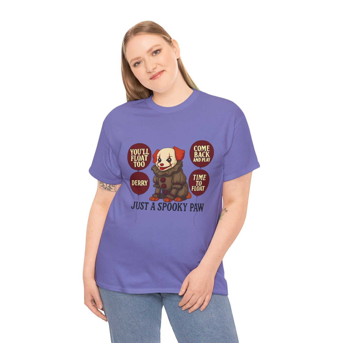 Spooky Dog Tee Clown Pup Pennywise