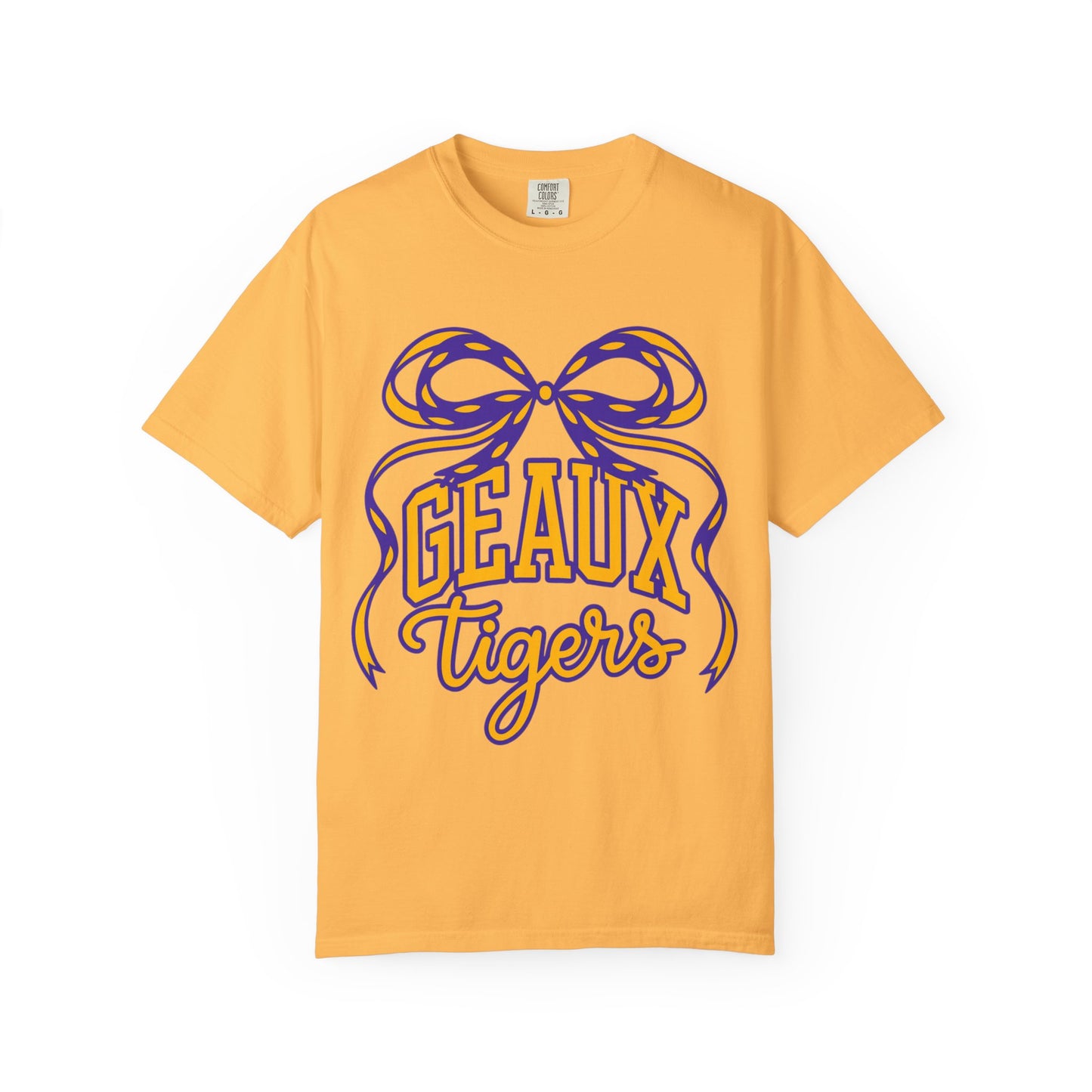 Géaux Tigers Garment-Dyed T-Shirt, Unisex Tee, LSU Spirit Wear, College Apparel, Game Day Outfit, Casual Style