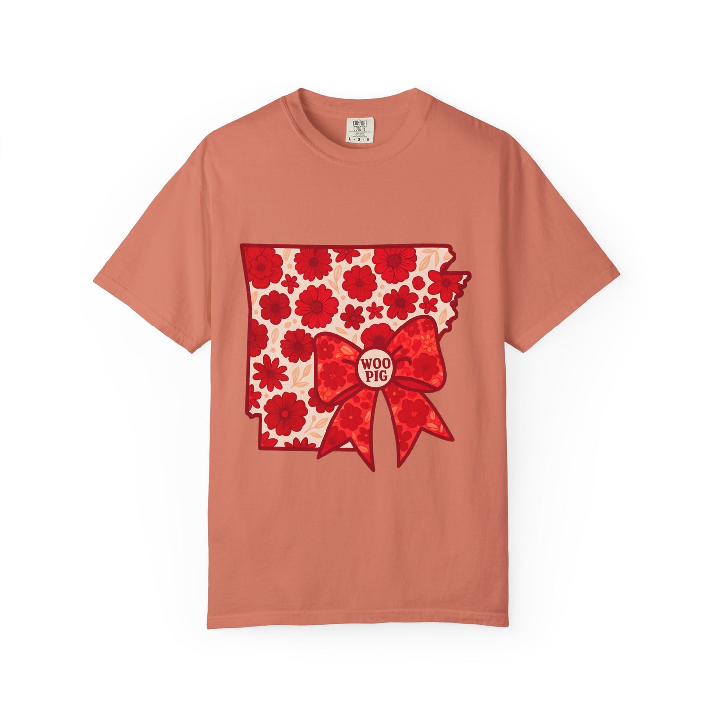 Arkansas Floral T-shirt - Women's & Men's Gift, Summer Tee, State Pride Shirt, Comfort Colors
