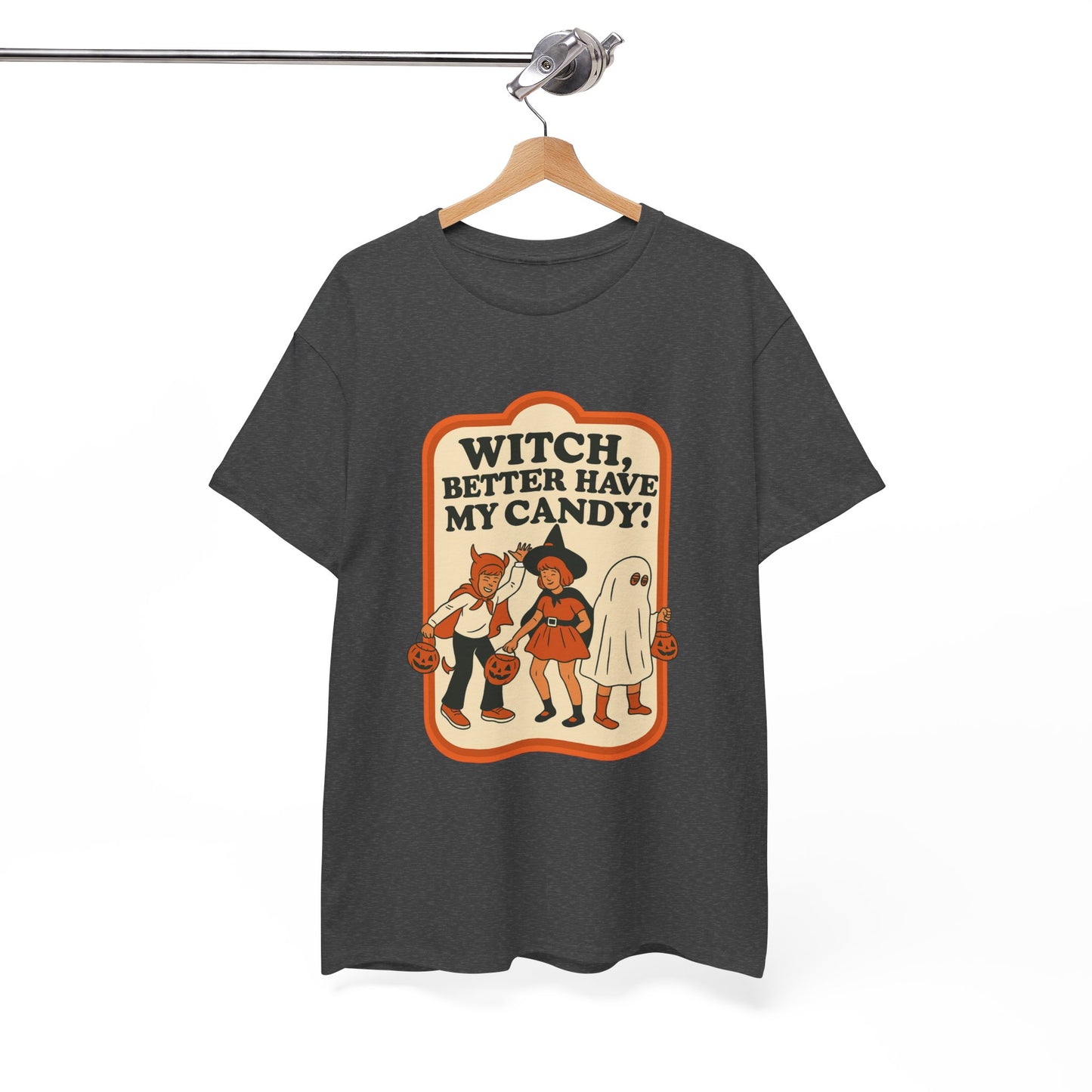 Halloween Witch Candy Tee - Unisex Cotton Shirt