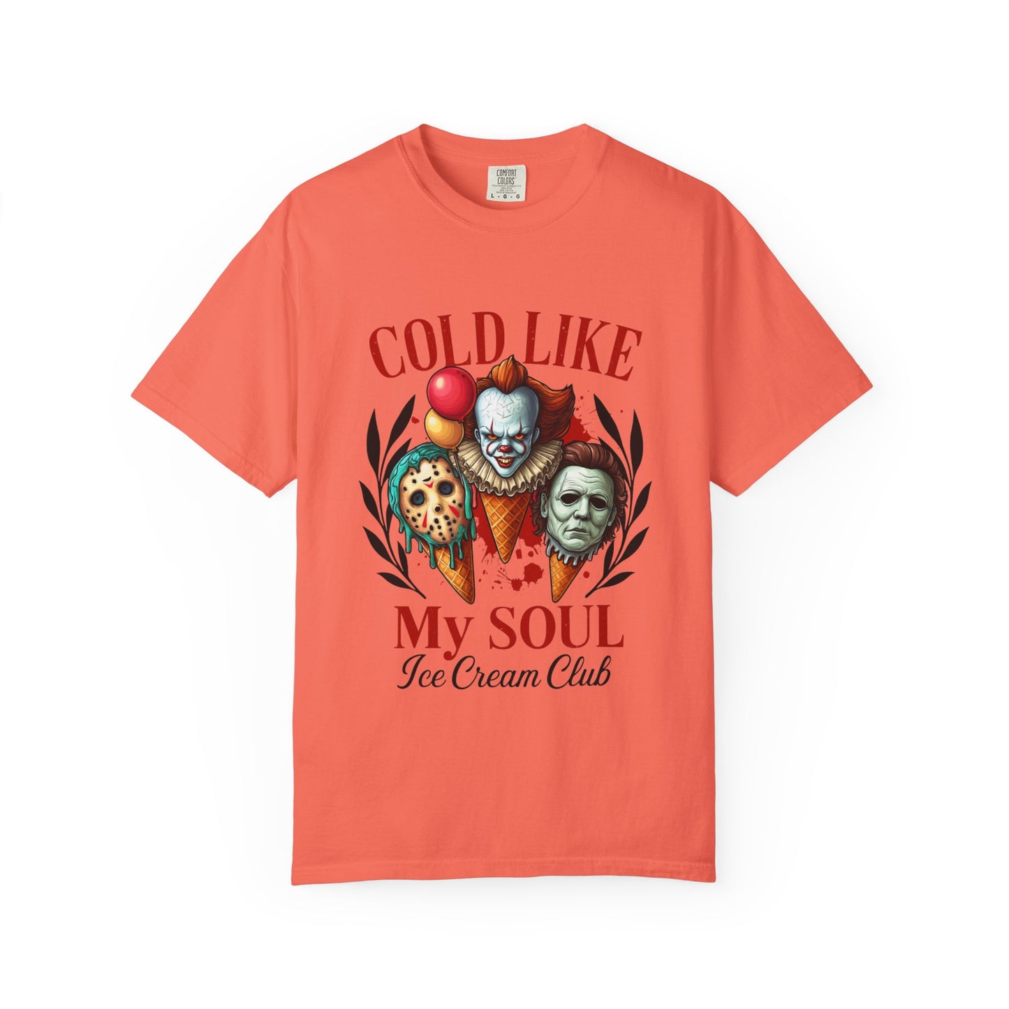 Chilling Soul T-Shirt, Vintage Horror Tee, Unisex Graphic Shirt, Ice Cream Lovers Gift, Fun Movie Merch