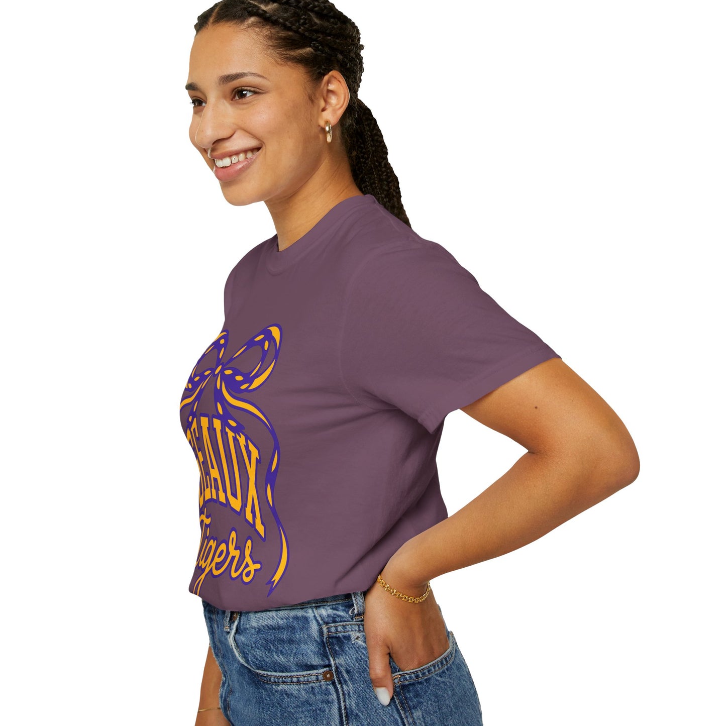 Géaux Tigers Garment-Dyed T-Shirt, Unisex Tee, LSU Spirit Wear, College Apparel, Game Day Outfit, Casual Style