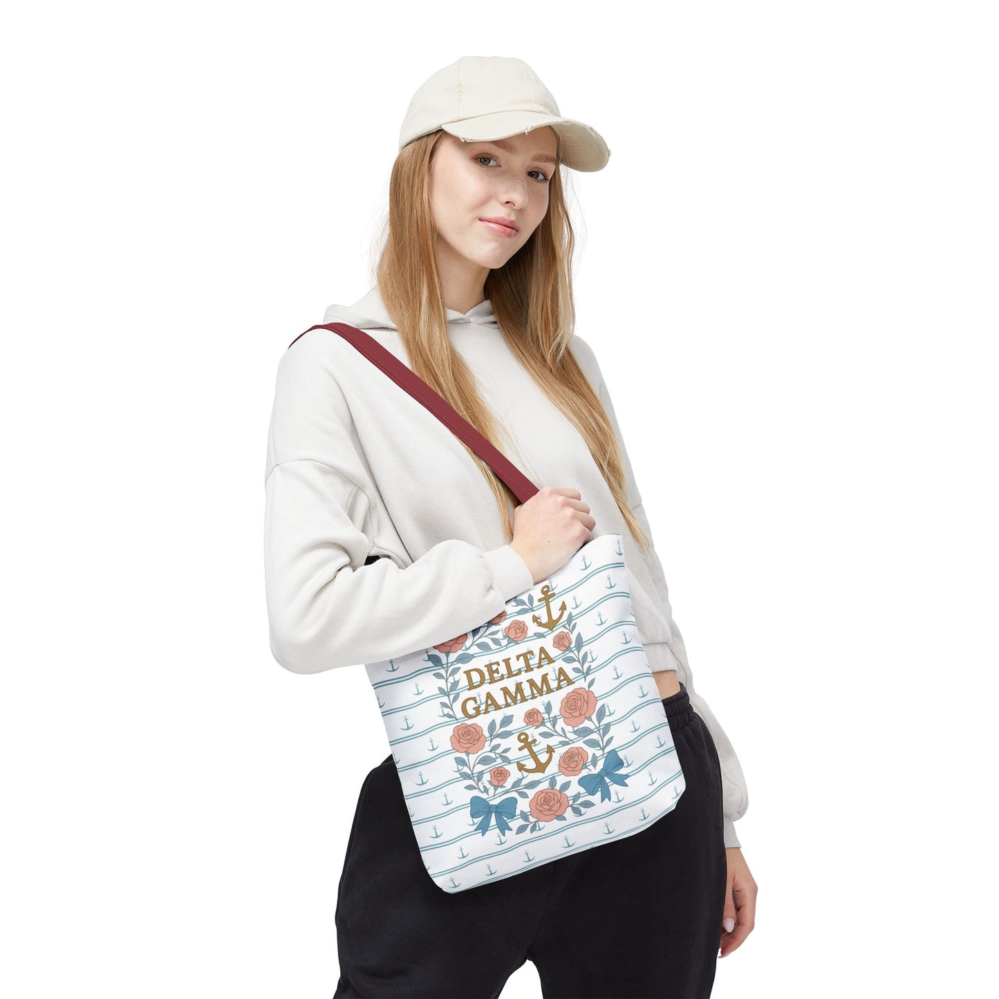 Floral Tote Bag - Delta Gamma Sisterhood Gift