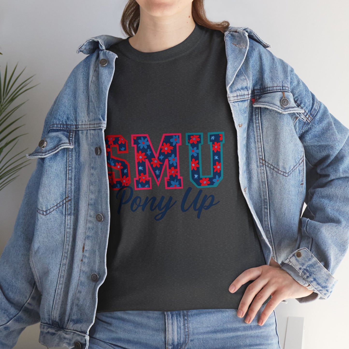 SMU Pony Up Unisex Heavy Cotton Tee, Casual Tees, College Apparel, Perfect Gift for Students, School Spirit Shirt, Comfortable Cotton [...]