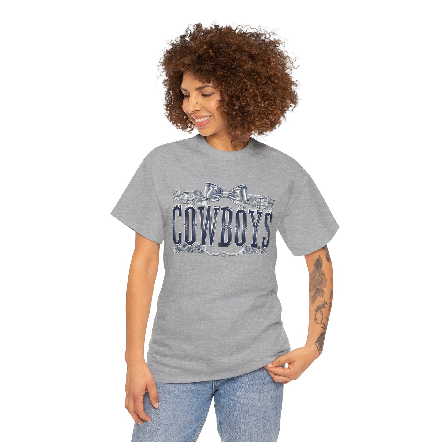 Cowboys Graphic Tee, Unisex Heavy Cotton Tee, Western Wear, Country Music Shirt, Rodeo Style T-Shirt, Gift for Cowboy Fans