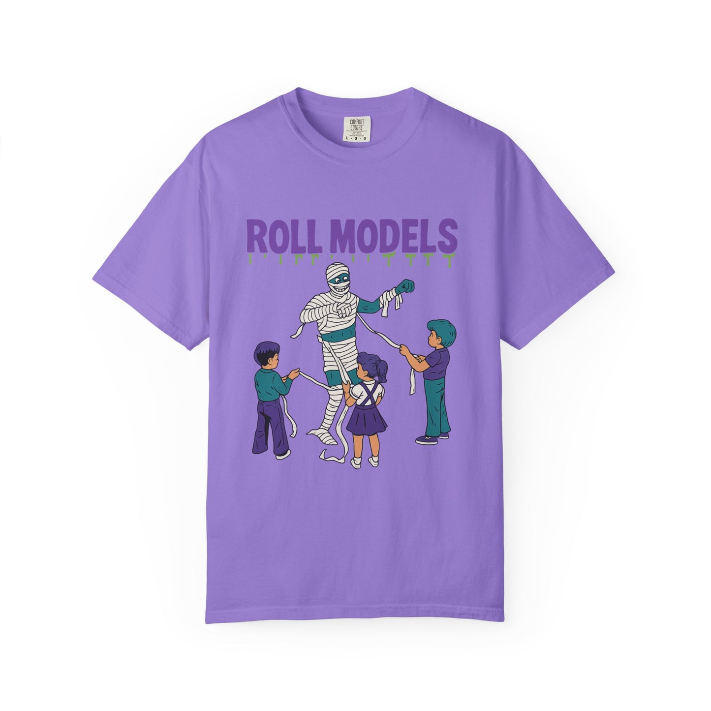 Mummy Roll Models T-Shirt, Cute Halloween Shirt, Kids Costume Tee, Family Fun Outfit, Retro Graphic Top, Vintage Style Tee