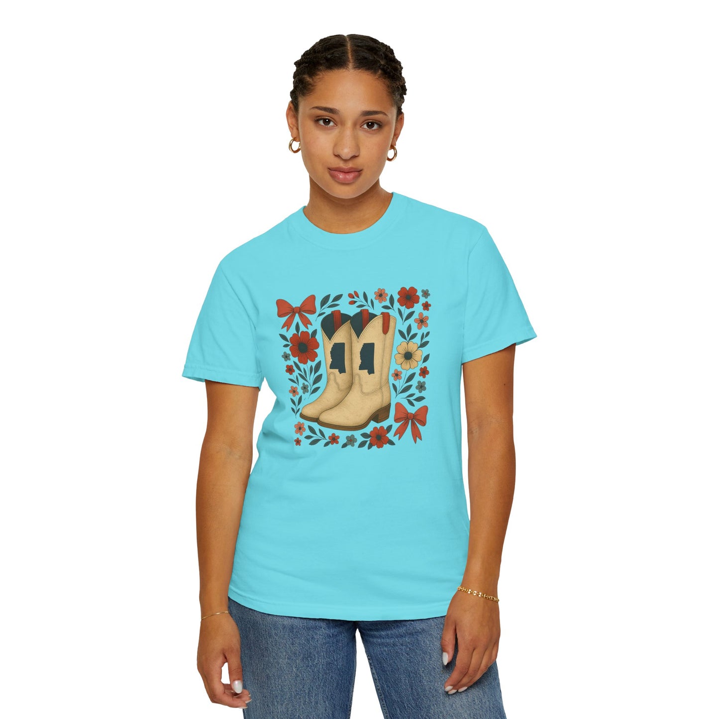 Mississippi Coquette Bow Unisex Tee - Ole Miss Fan Gift