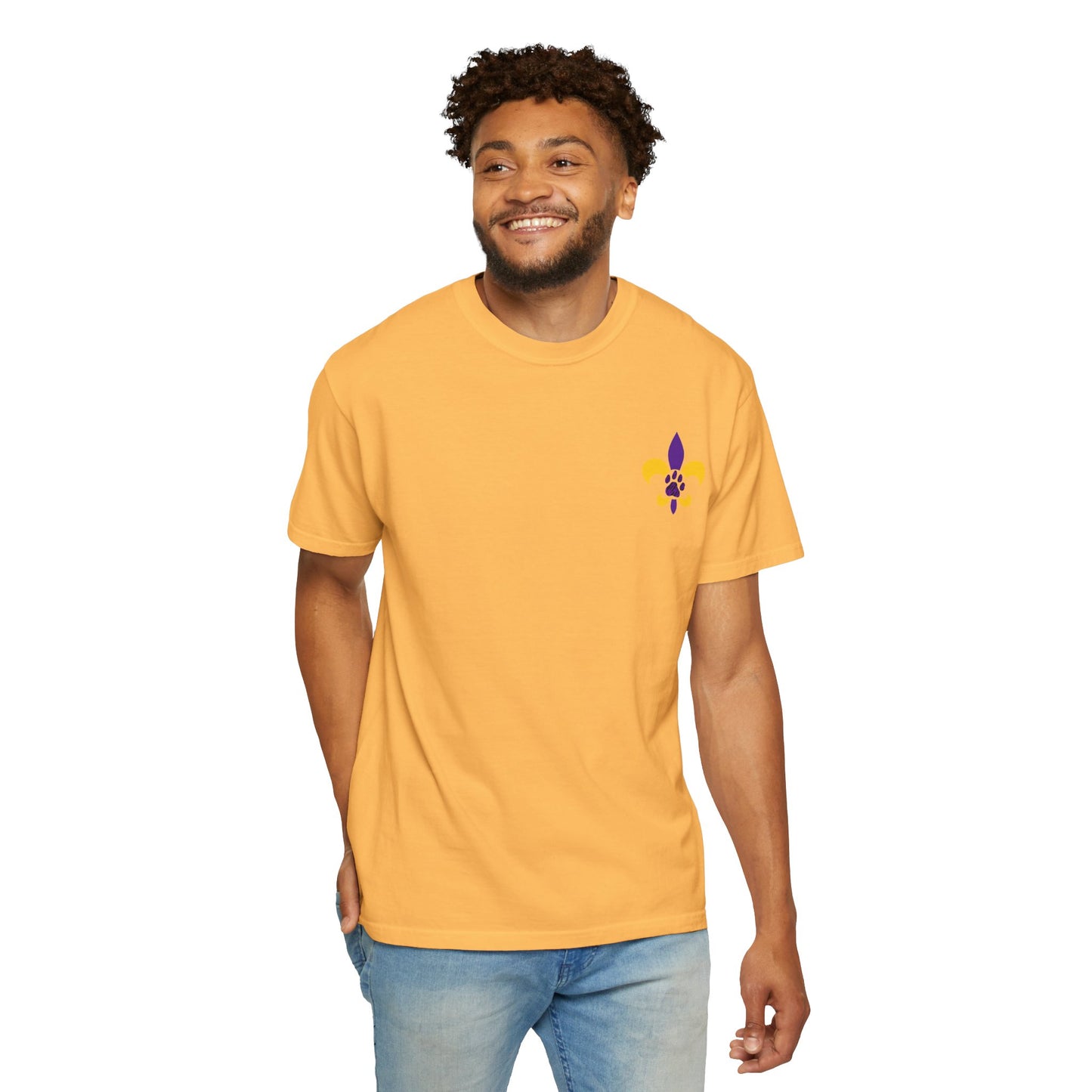 Baton Rouge Spirit T-Shirt - Unisex Garment-Dyed Tee for Game Day, College Football, Mardi Gras, Team Pride, Casual Wear