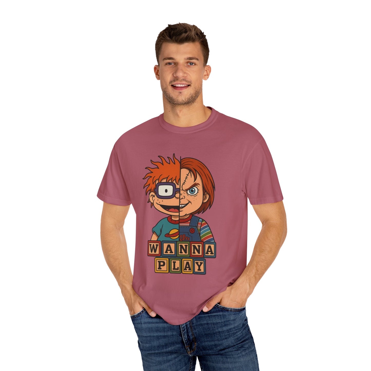 Two Faced Halloween Chucky-Inspired Unisex T-Shirt