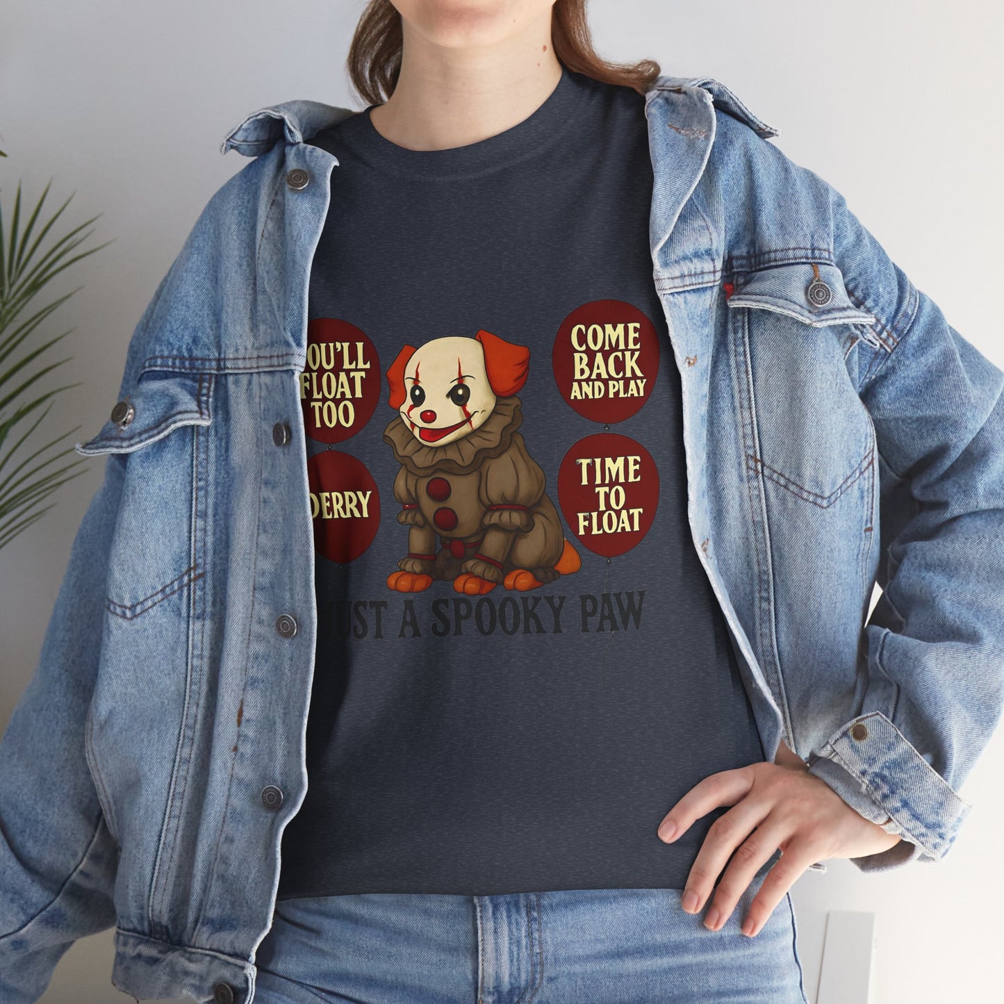Spooky Dog Tee Clown Pup Pennywise