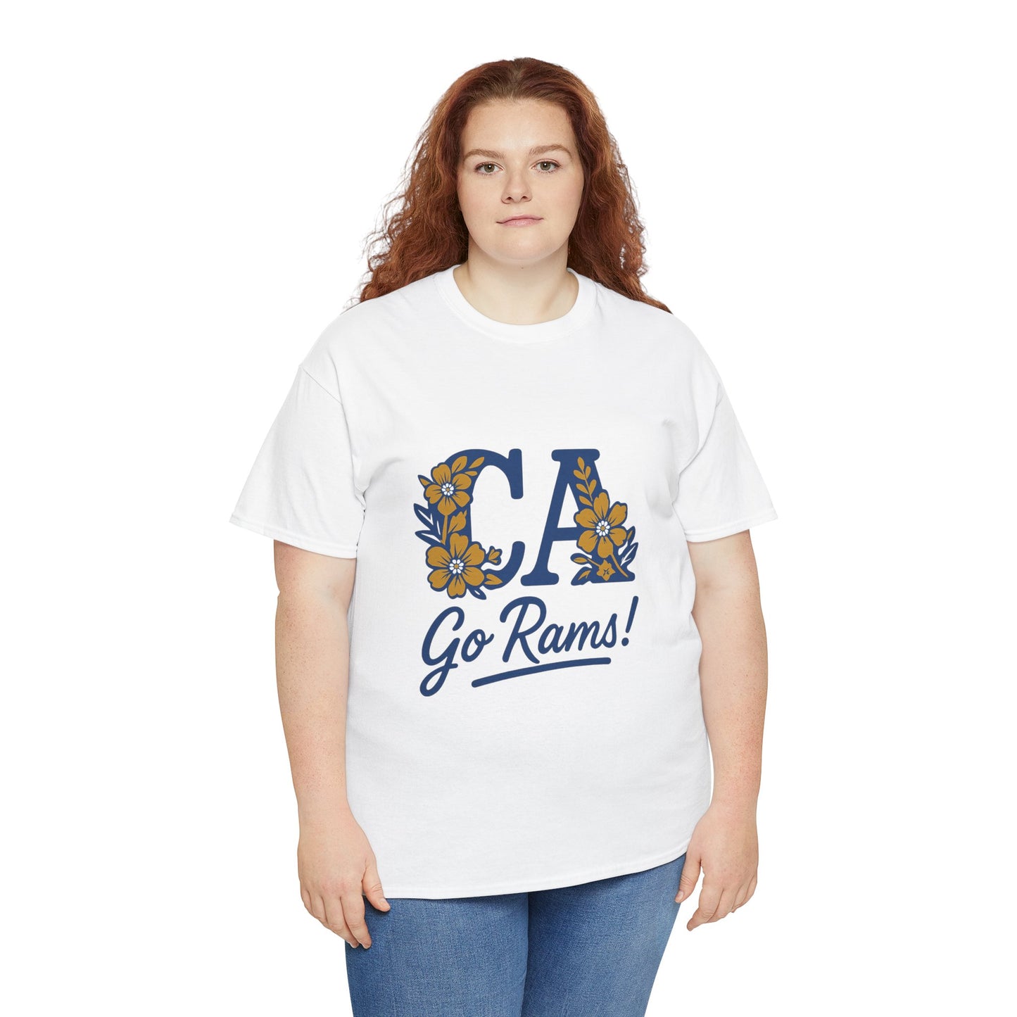 CA Rams Floral Tee