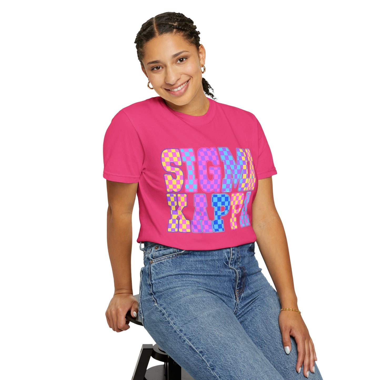 Colorful SigmaKappa T-Shirt - Unisex Garment-Dyed