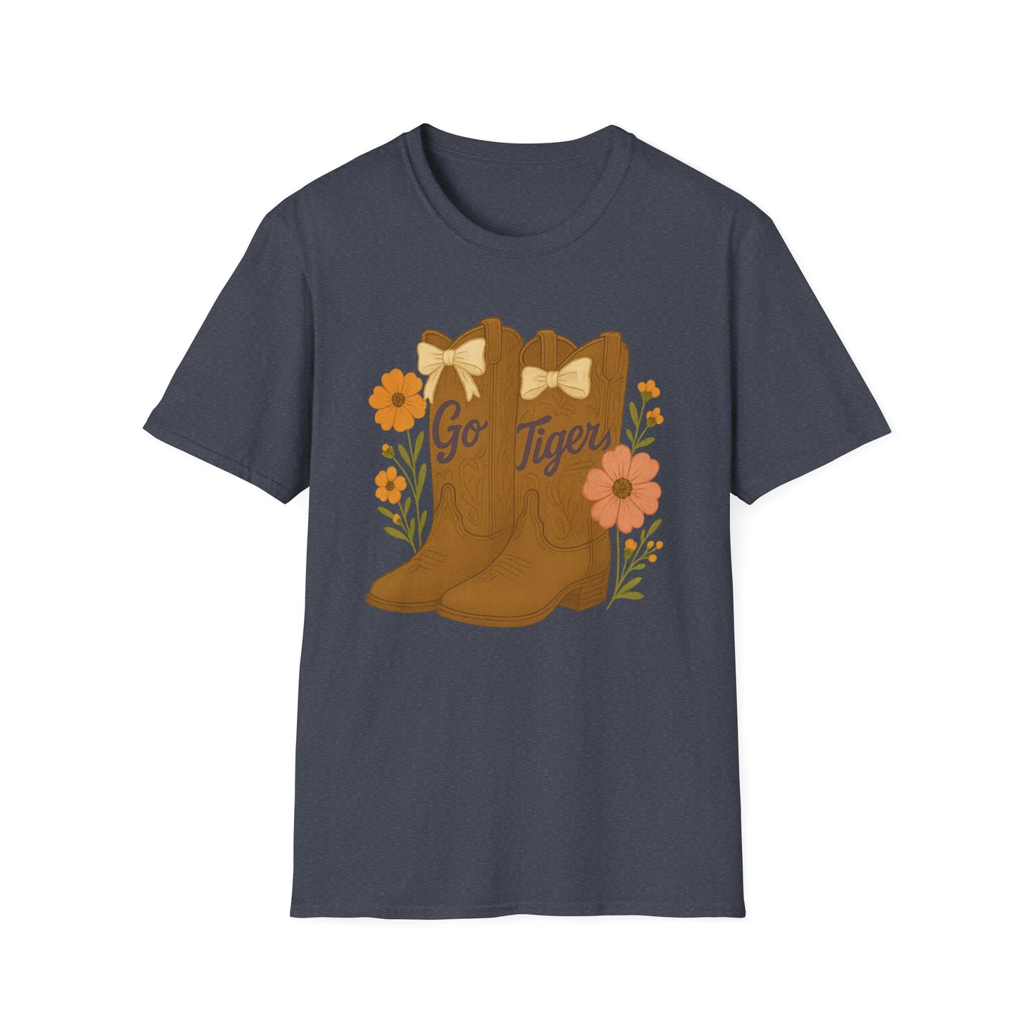 SC Tigers Country Boots Unisex T-Shirt | Cute Southern Style Tee, Go Tiger Shirt, Perfect for Game Day, Clemson Game Day, Graduation Gift, College Student Gift