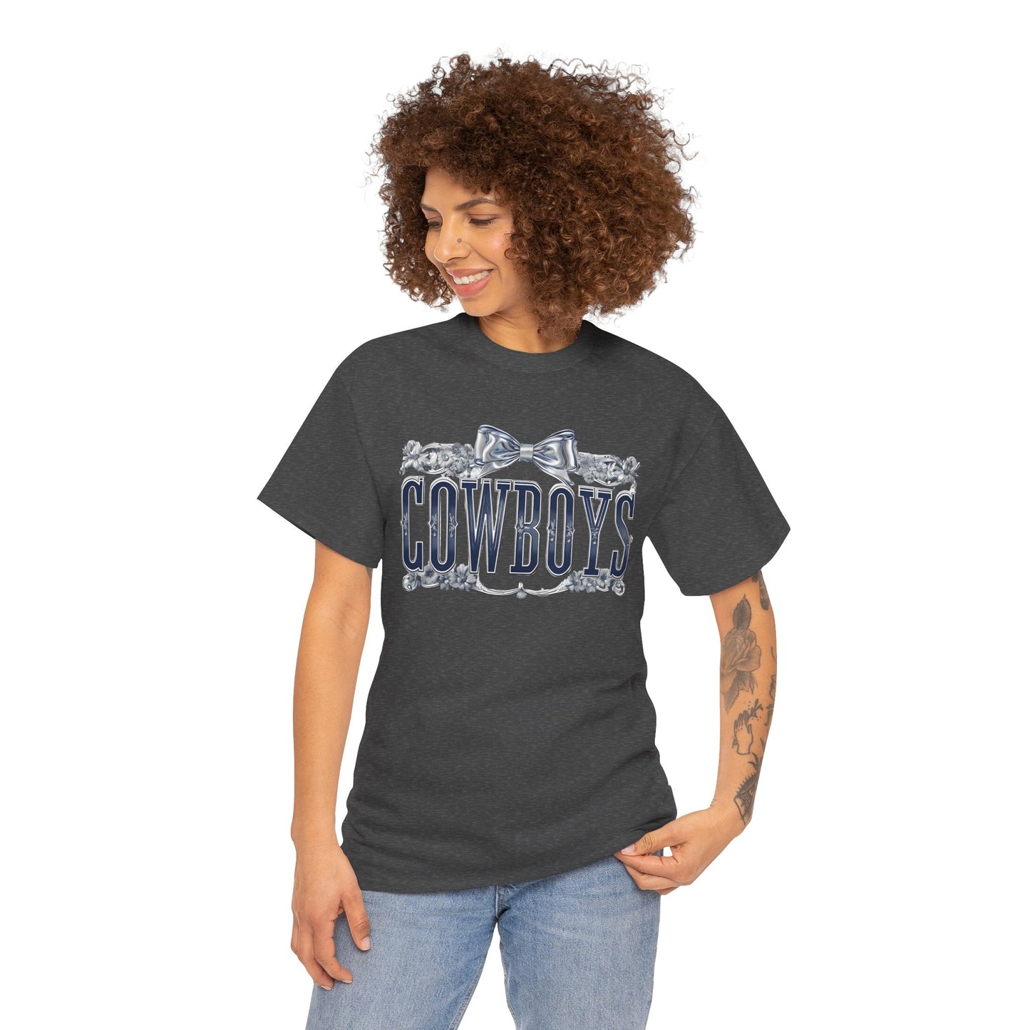 Cowboys Graphic Tee, Unisex Heavy Cotton Tee, Western Wear, Country Music Shirt, Rodeo Style T-Shirt, Gift for Cowboy Fans