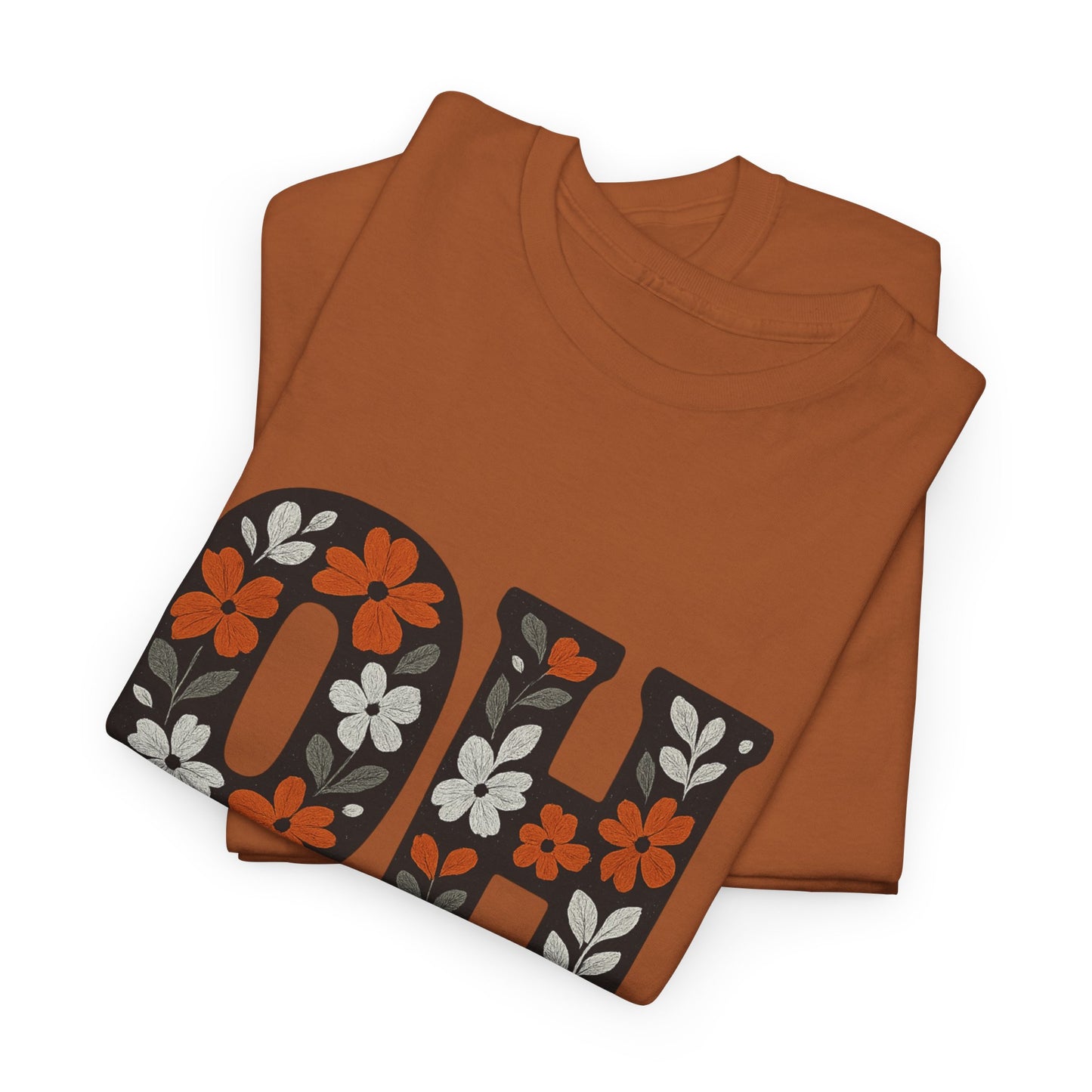 Bengals Floral Tee - Unisex Heavy Cotton