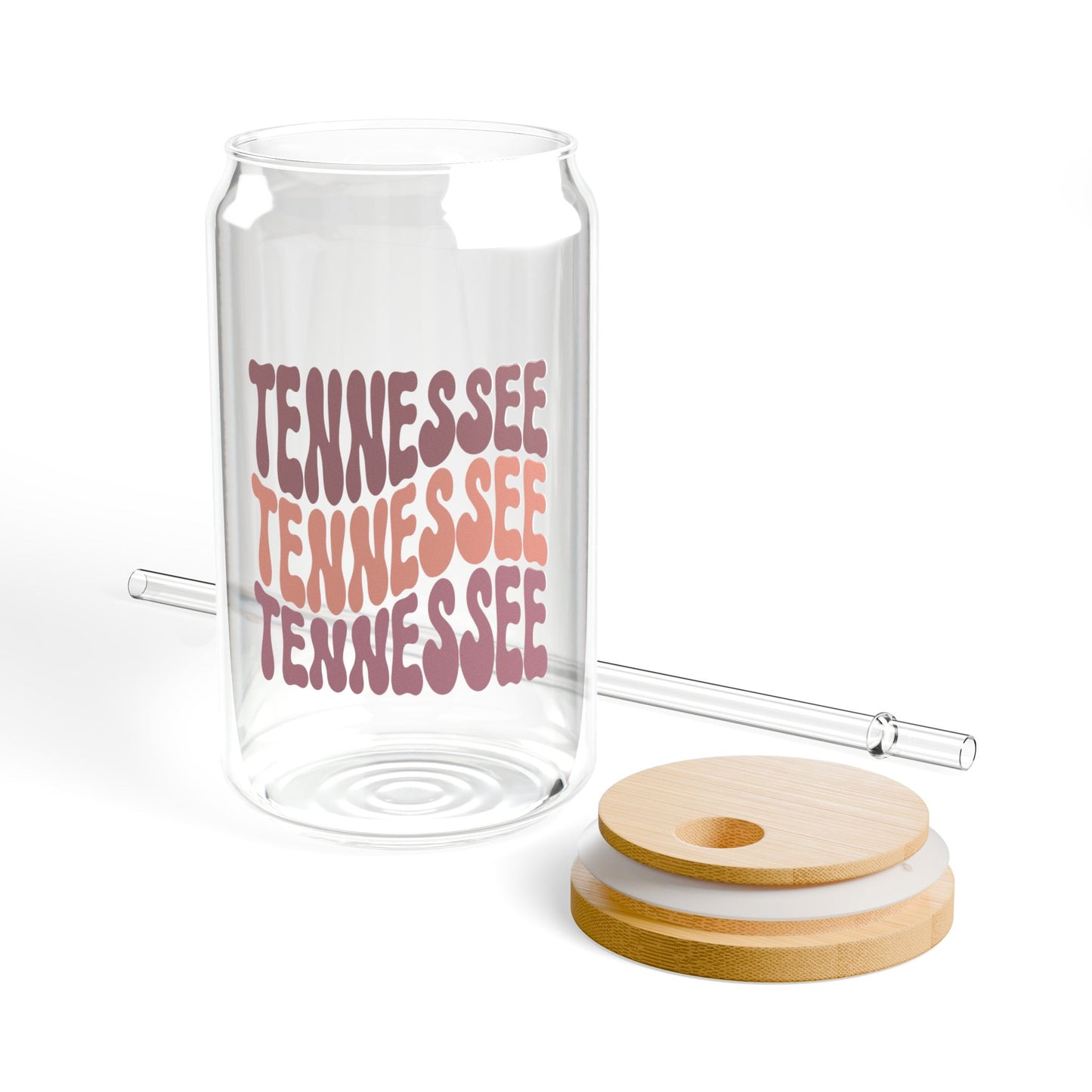 Tennessee Sipper Glass with Straw, 16oz - Eco-Friendly Drinkware for Hot & Cold Beverages, Perfect Gift for Tennessee Lovers, Summer [...]